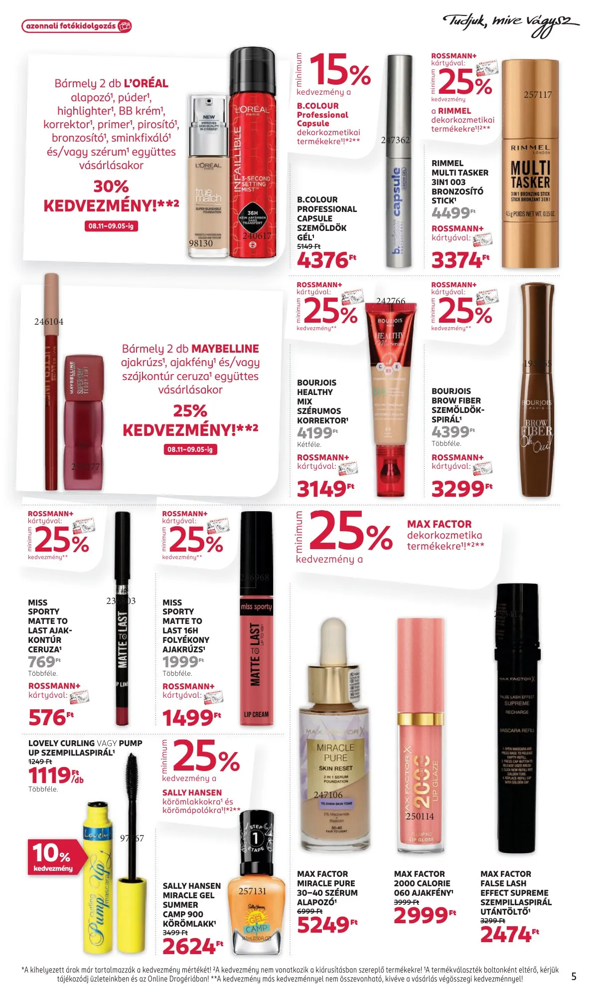 Rossmann akciós újság 08.11–08.22 – 5. oldal