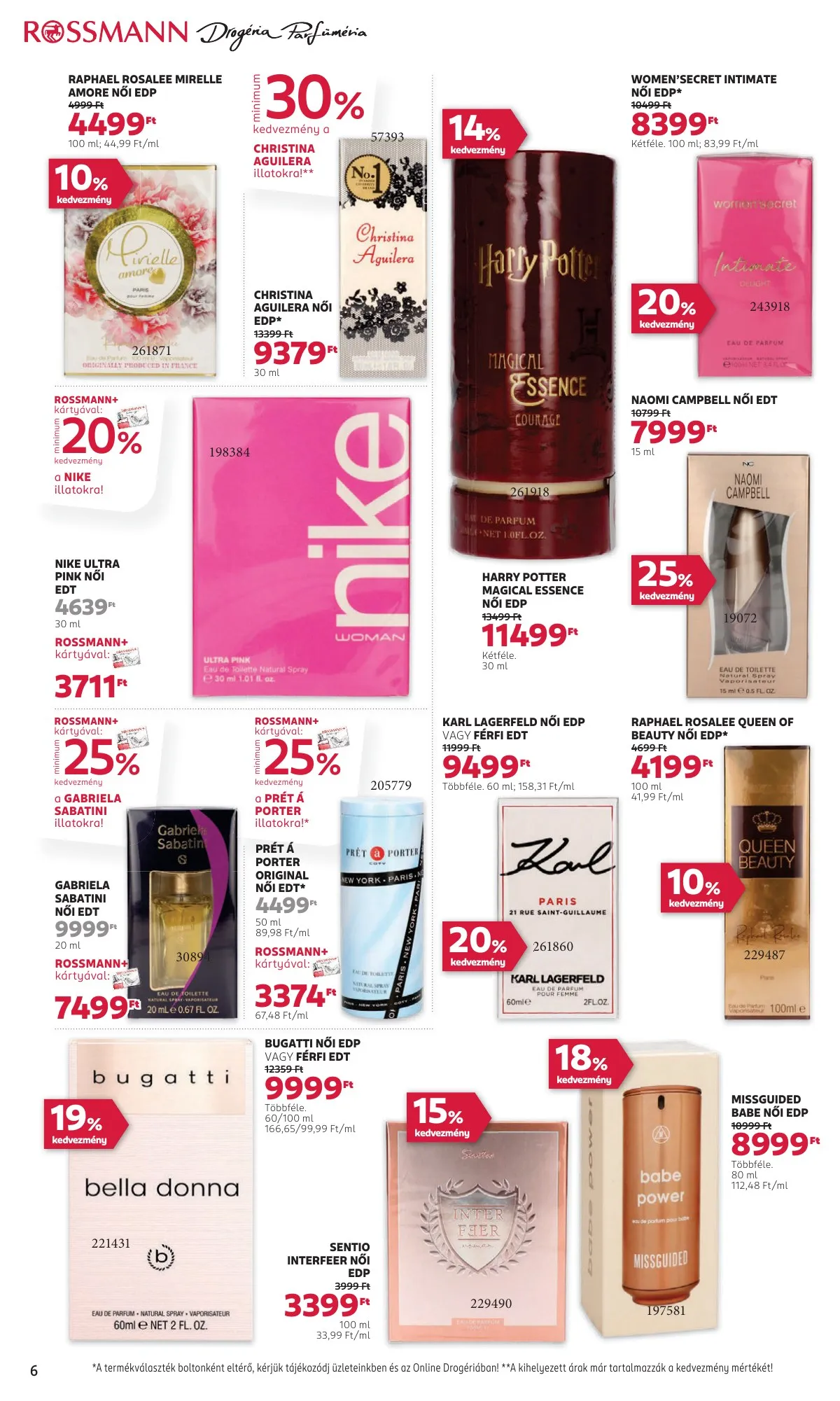 Rossmann akciós újság 08.11–08.22 – 6. oldal