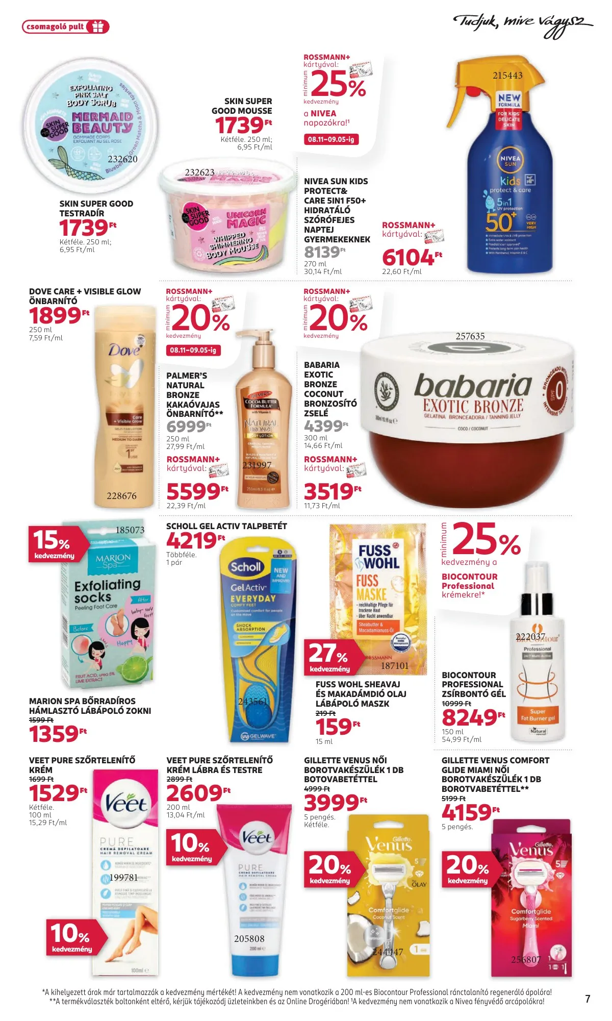 Rossmann akciós újság 08.11–08.22 – 7. oldal