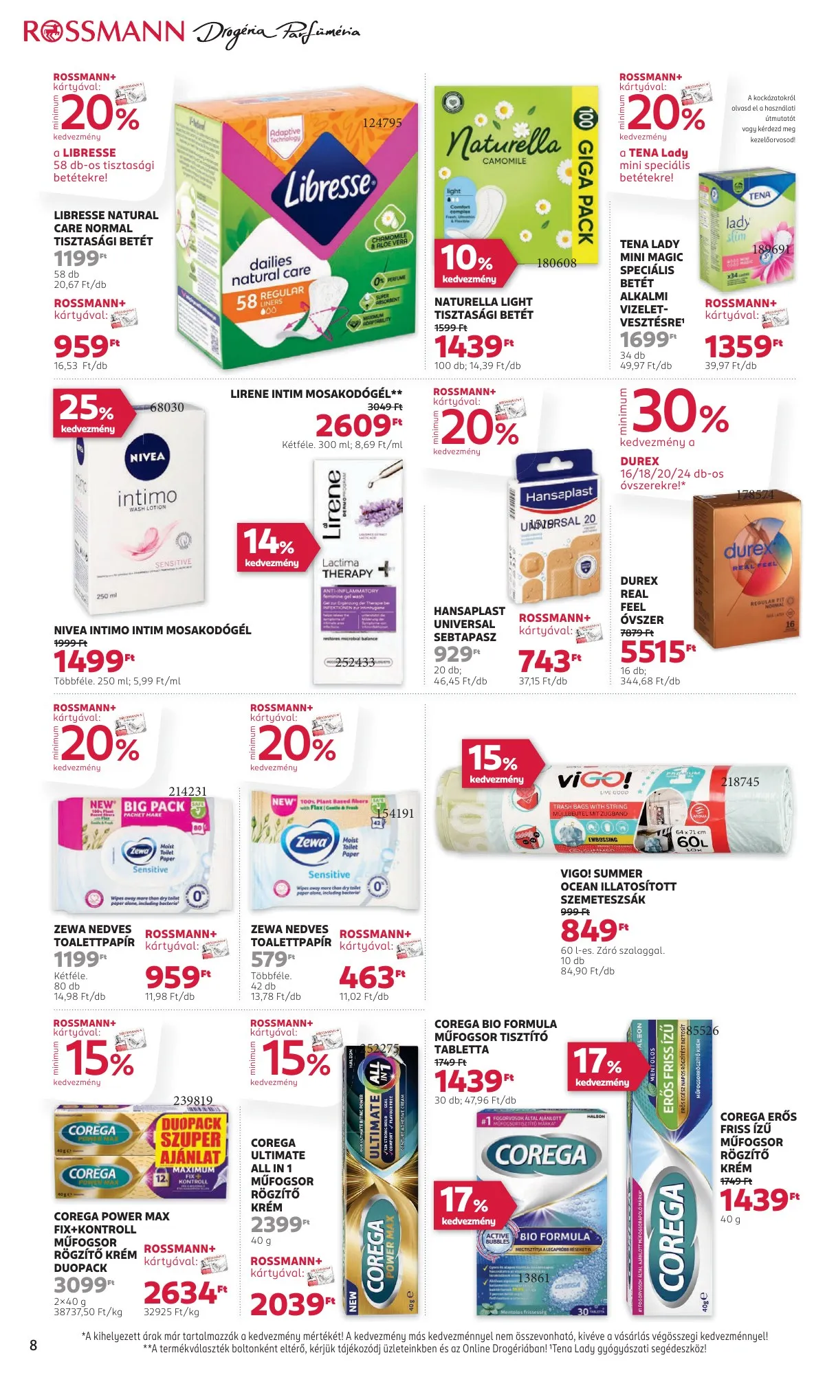 Rossmann akciós újság 08.11–08.22 – 8. oldal