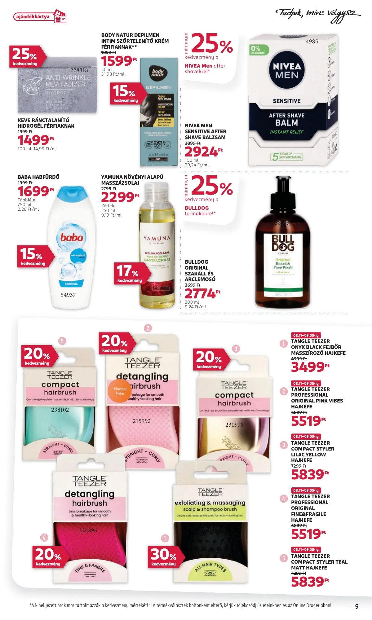 Rossmann akciós újság 08.11–08.22 – 9. oldal