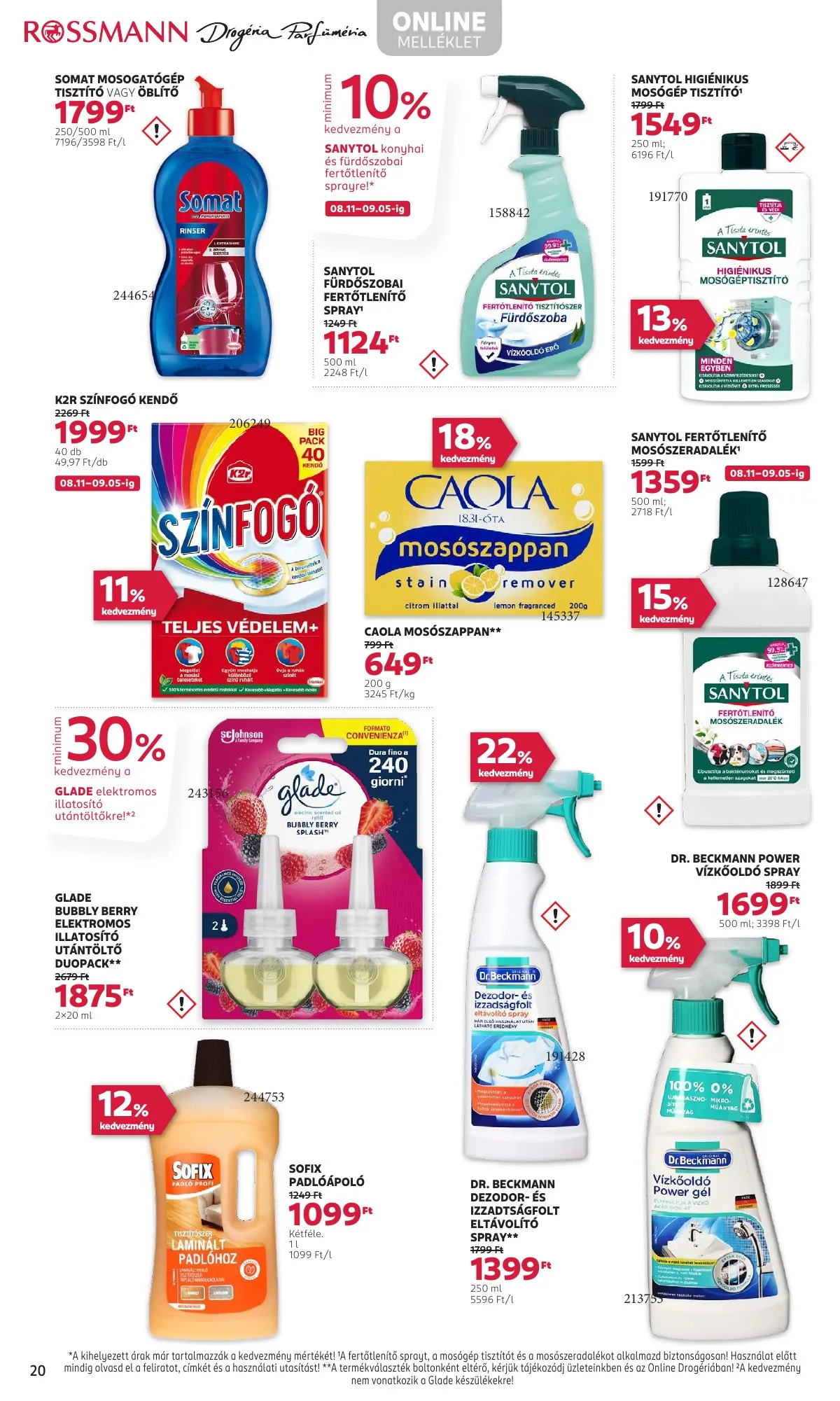 Rossmann akciós újság 08.25–09.05 – 22. oldal