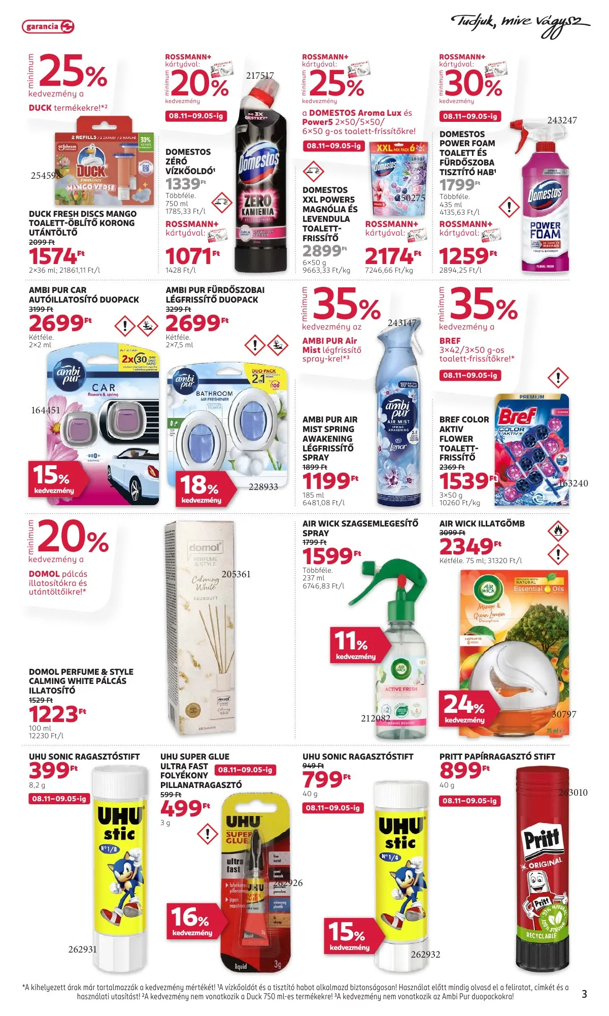 Rossmann akciós újság 08.25–09.05 – 3. oldal