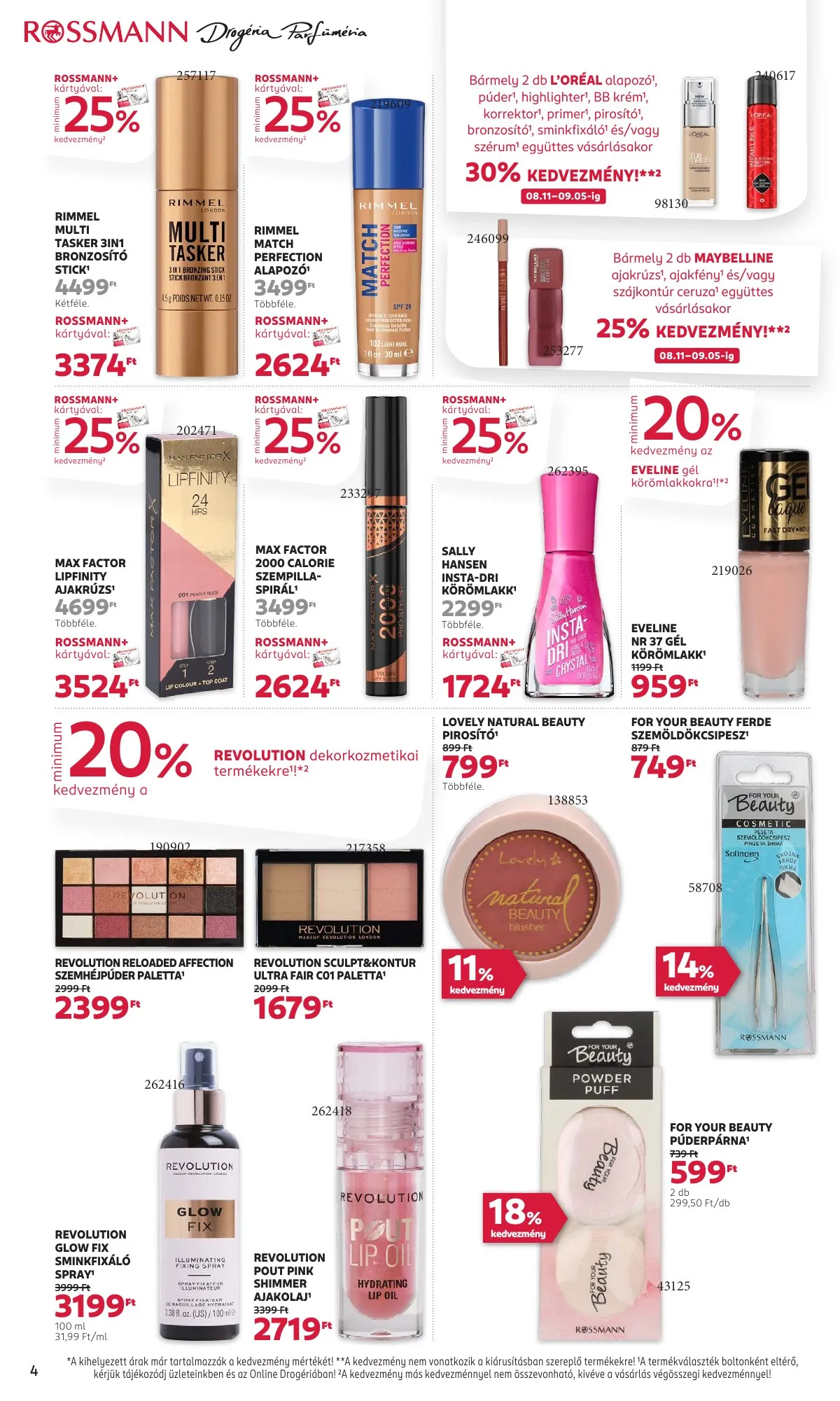 Rossmann akciós újság 08.25–09.05 – 4. oldal