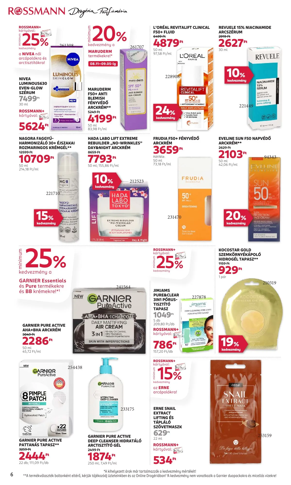 Rossmann akciós újság 08.25–09.05 – 6. oldal