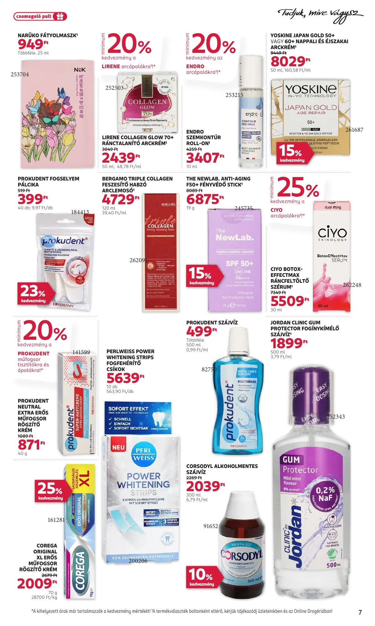Rossmann akciós újság 08.25–09.05 – 7. oldal