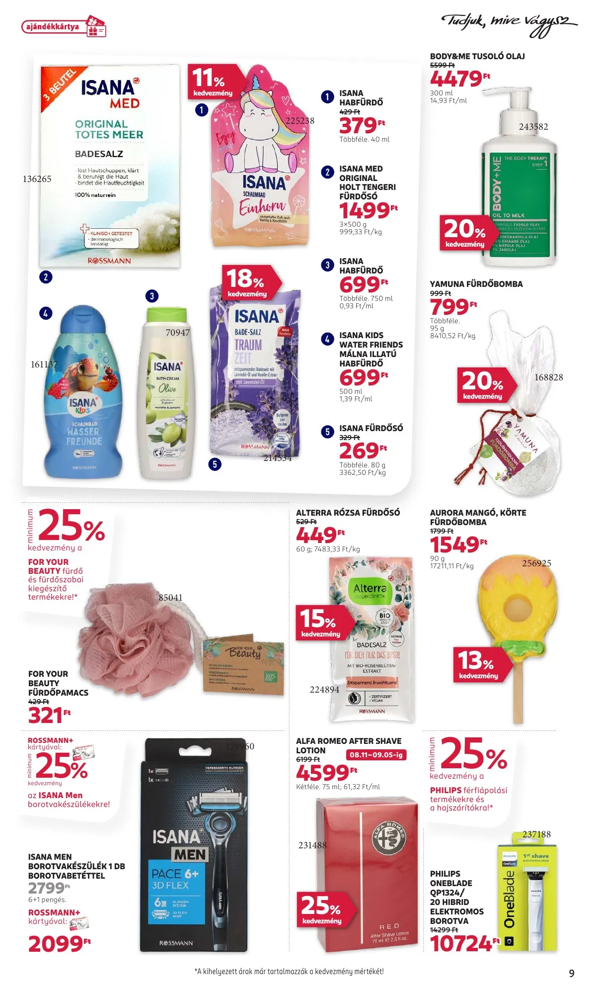Rossmann akciós újság 08.25–09.05 – 9. oldal