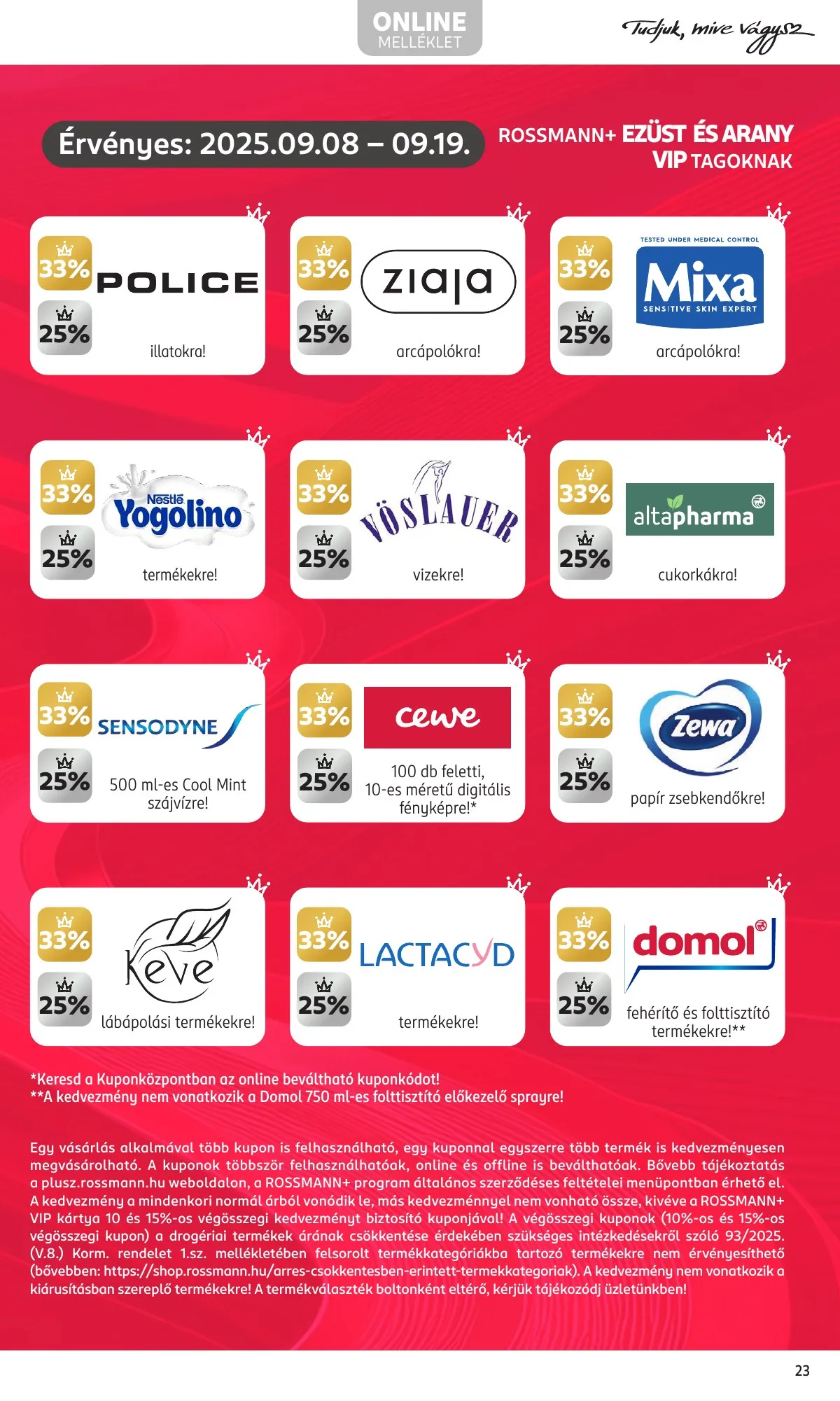 Rossmann akciós újság 09.08–09.19 – 25. oldal