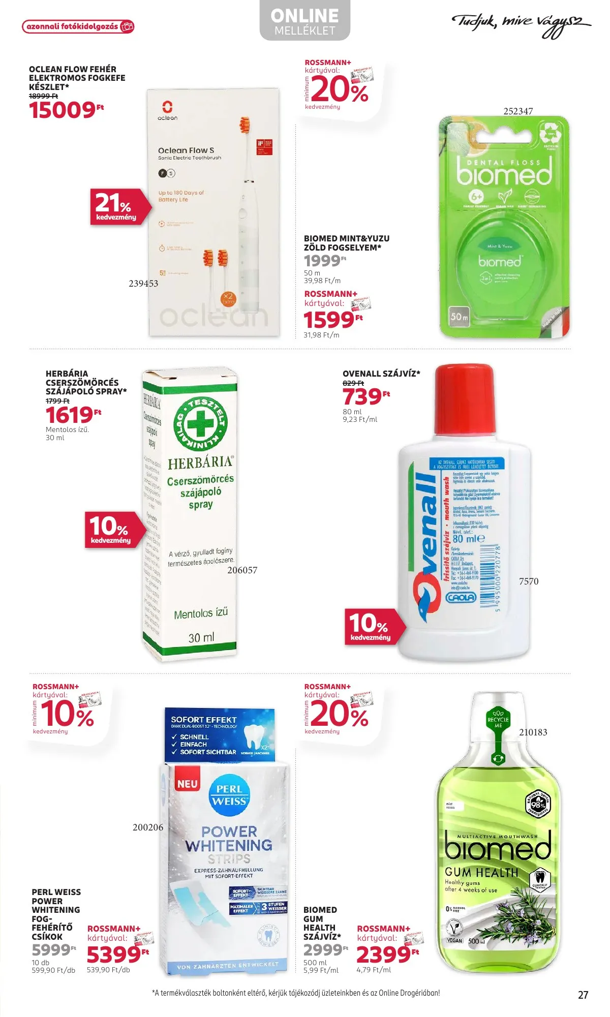 Rossmann akciós újság 09.08–09.19 – 29. oldal