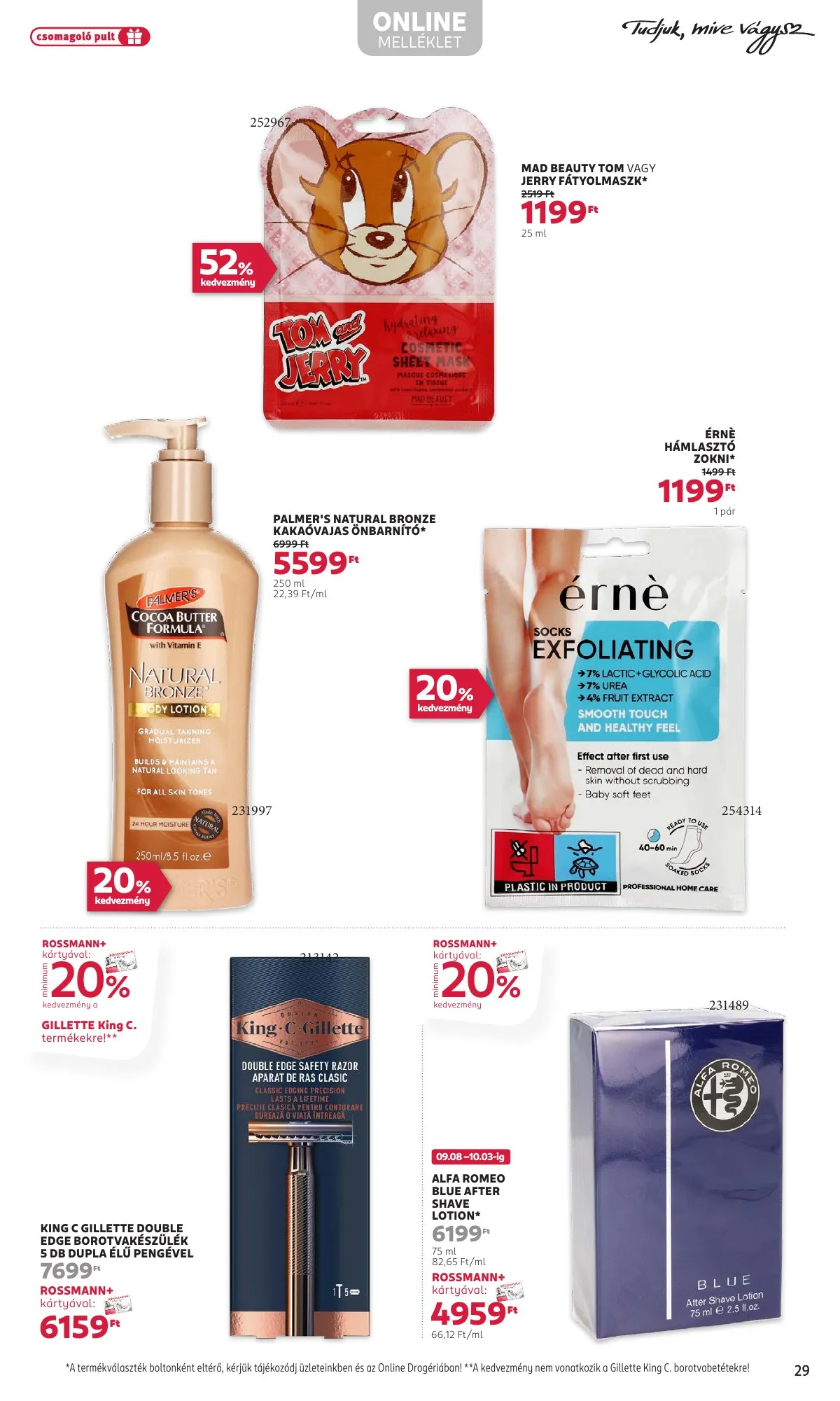 Rossmann akciós újság 09.08–09.19 – 31. oldal