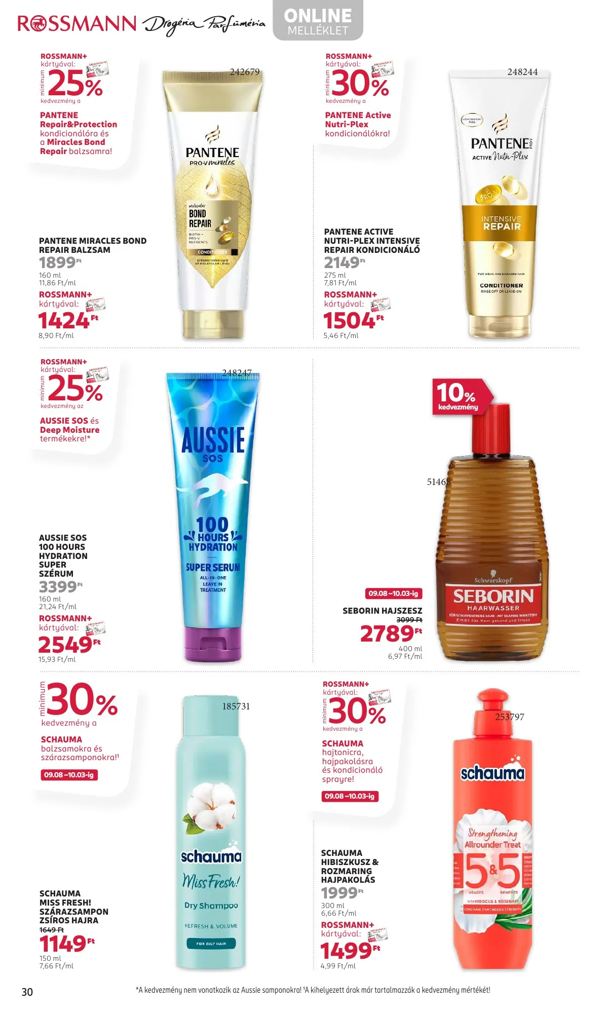 Rossmann akciós újság 09.08–09.19 – 32. oldal
