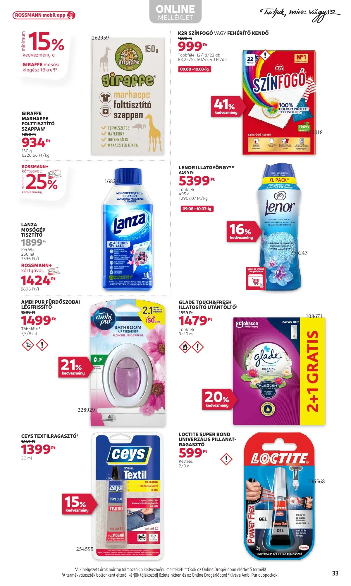 Rossmann akciós újság 09.08–09.19 – 37. oldal