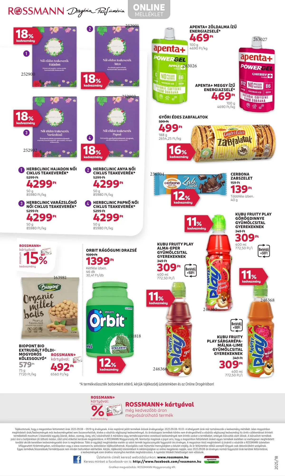 Rossmann akciós újság 09.08–09.19 – 40. oldal