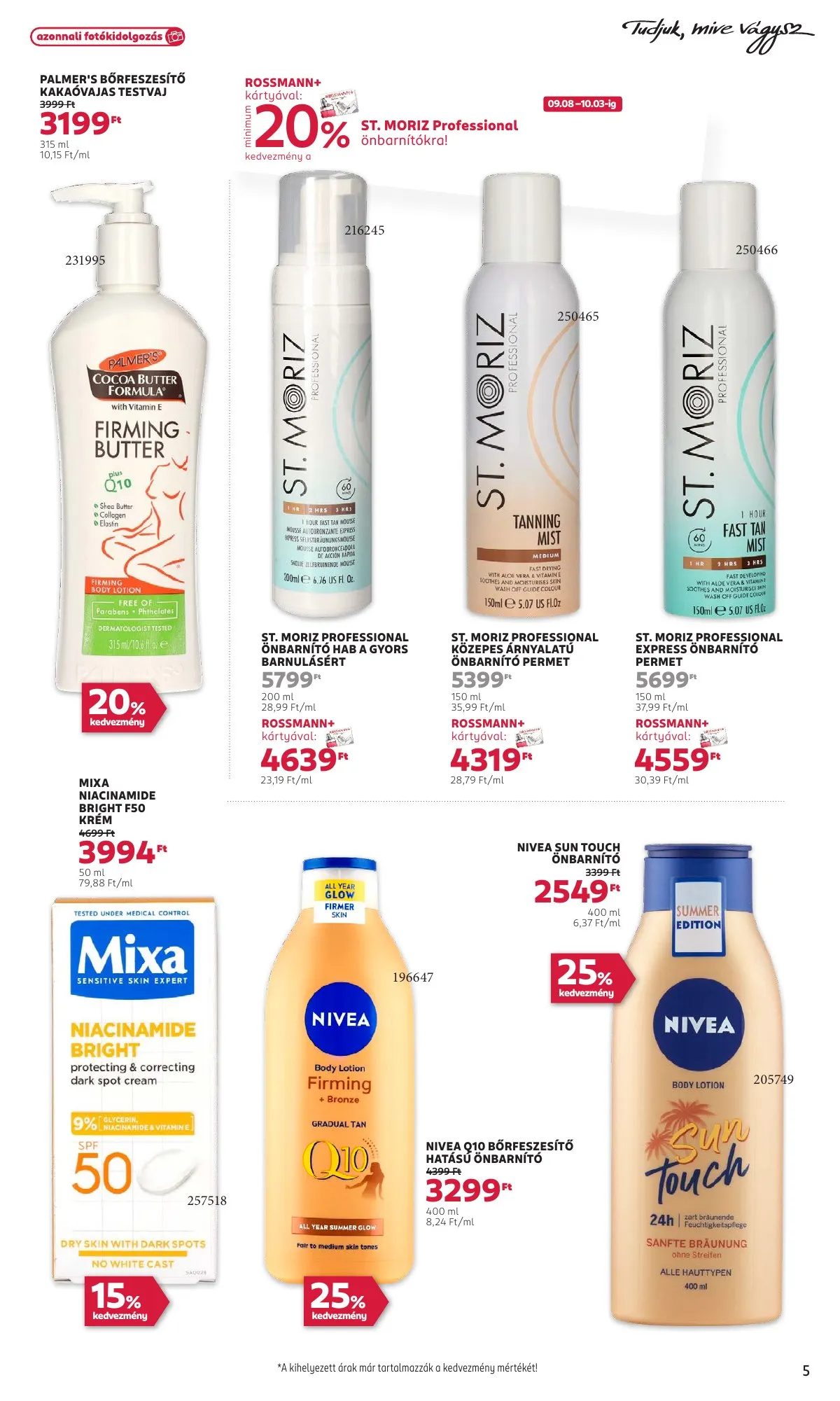 Rossmann akciós újság 09.08–09.19 – 5. oldal