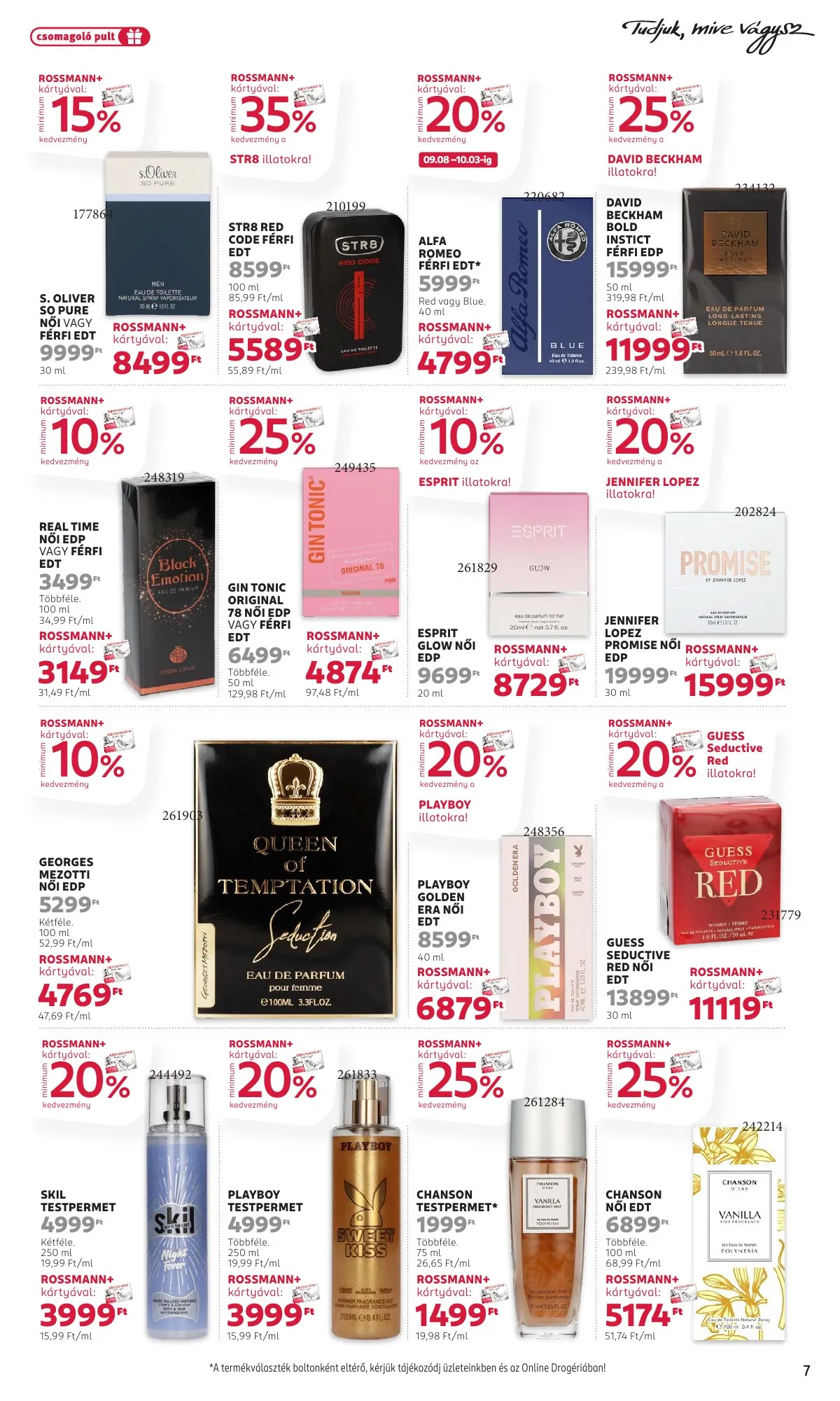 Rossmann akciós újság 09.08–09.19 – 7. oldal
