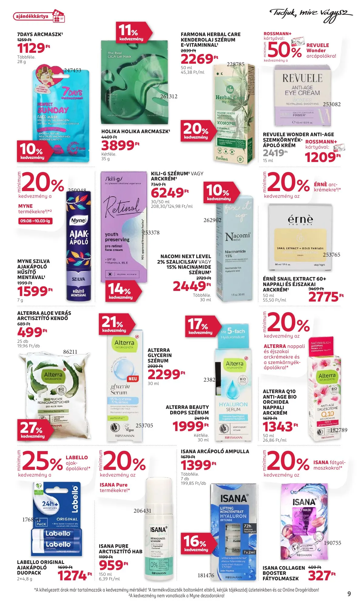 Rossmann akciós újság 09.08–09.19 – 9. oldal