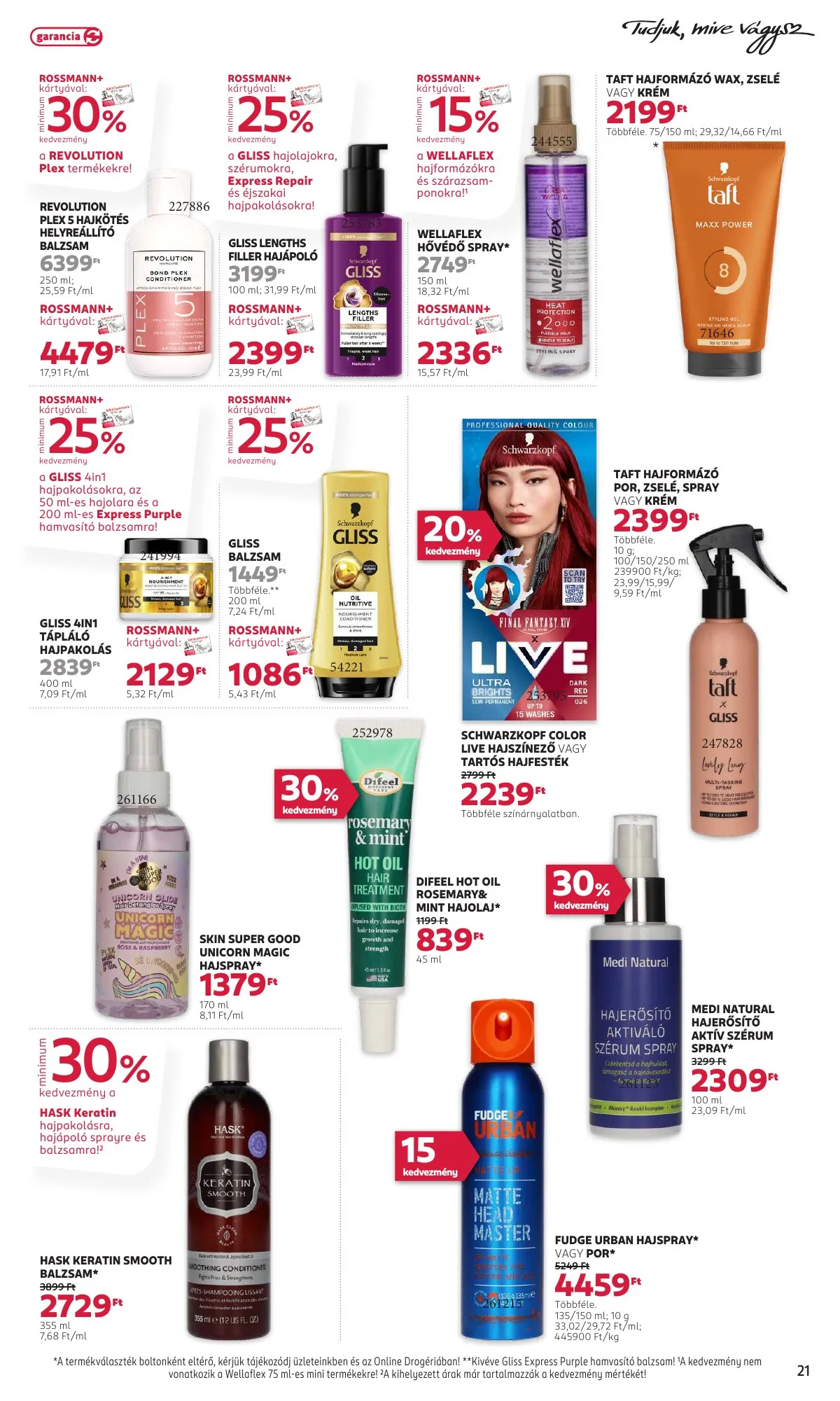 Rossmann akciós újság 10.20–10.31 – 23. oldal