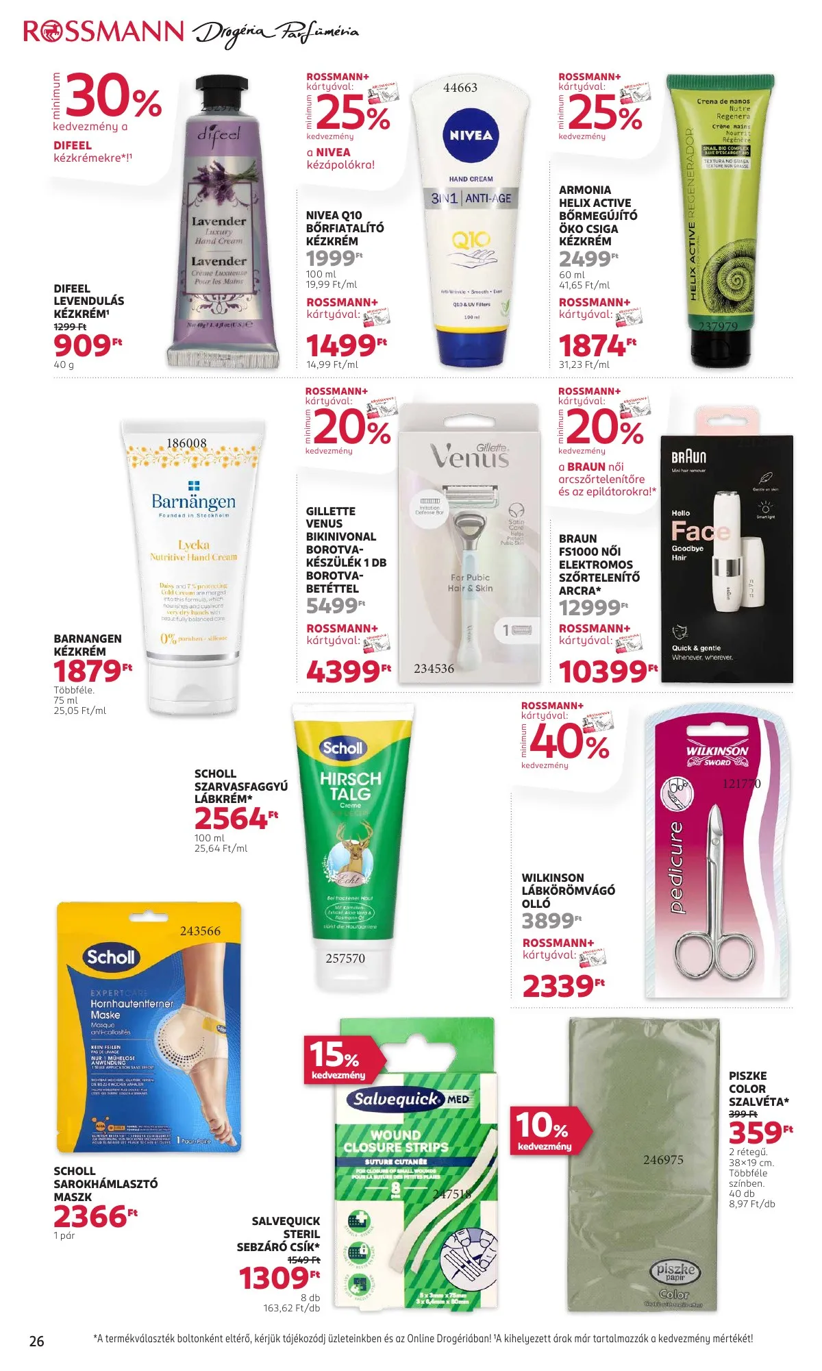 Rossmann akciós újság 10.20–10.31 – 28. oldal