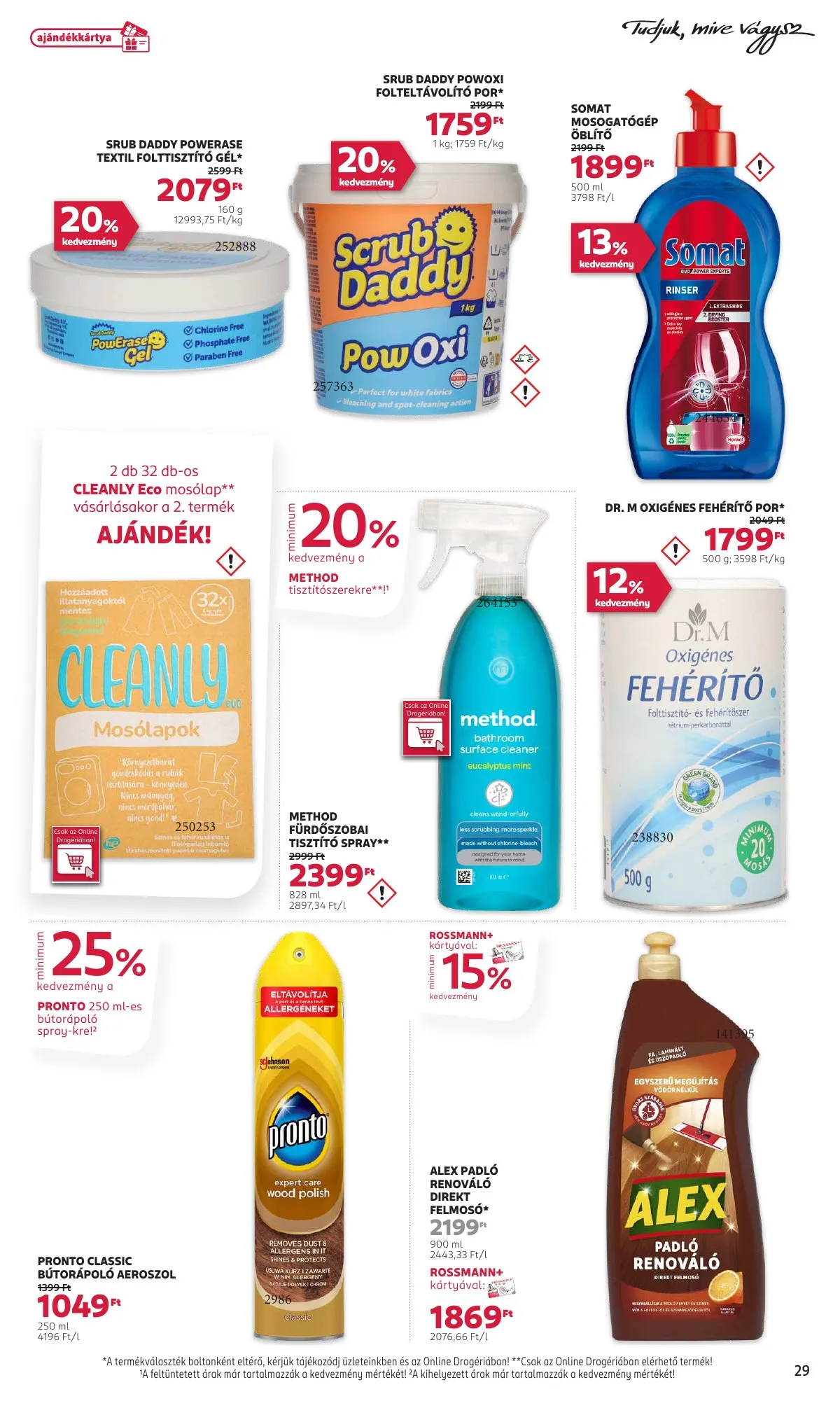 Rossmann akciós újság 10.20–10.31 – 31. oldal