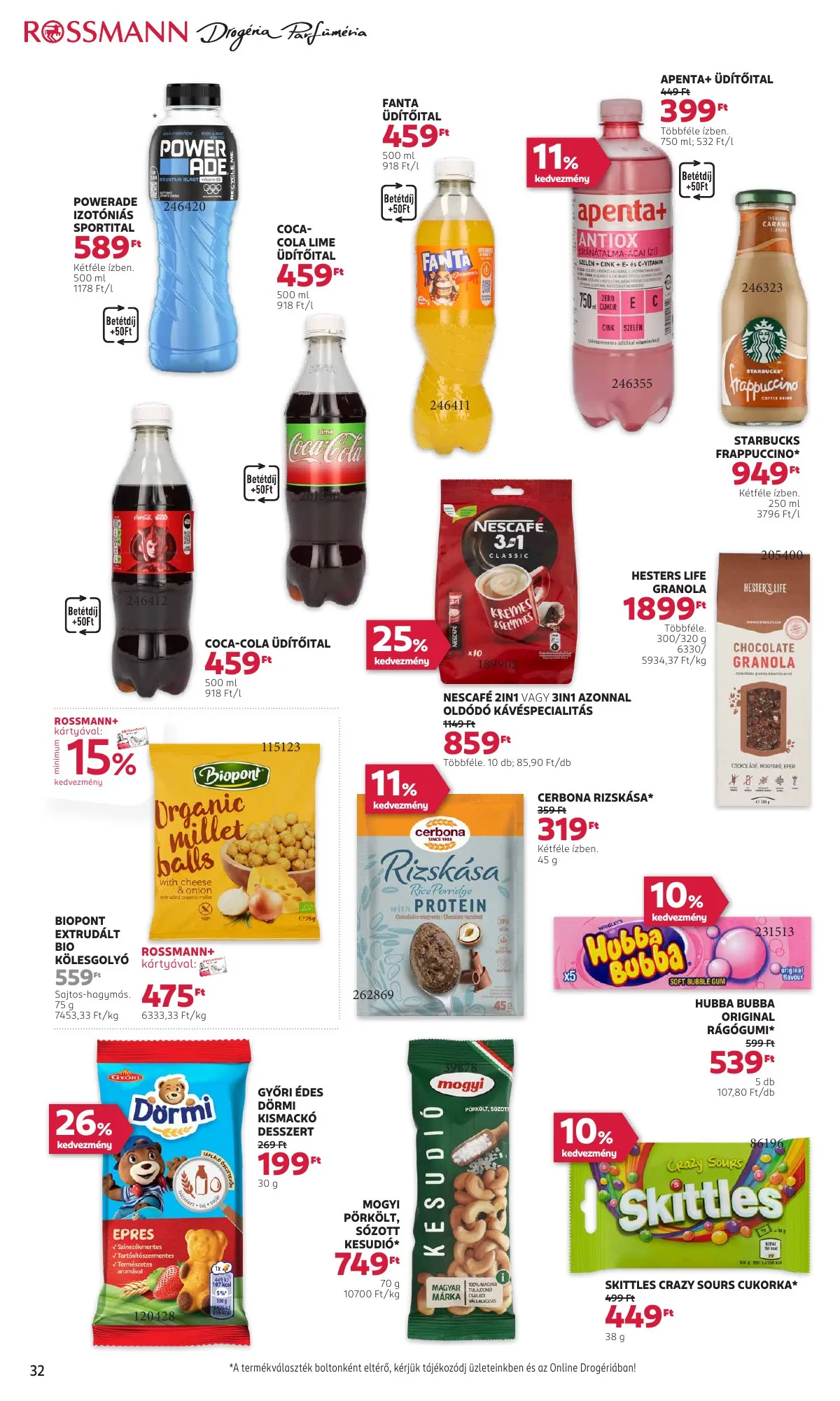 Rossmann akciós újság 10.20–10.31 – 34. oldal