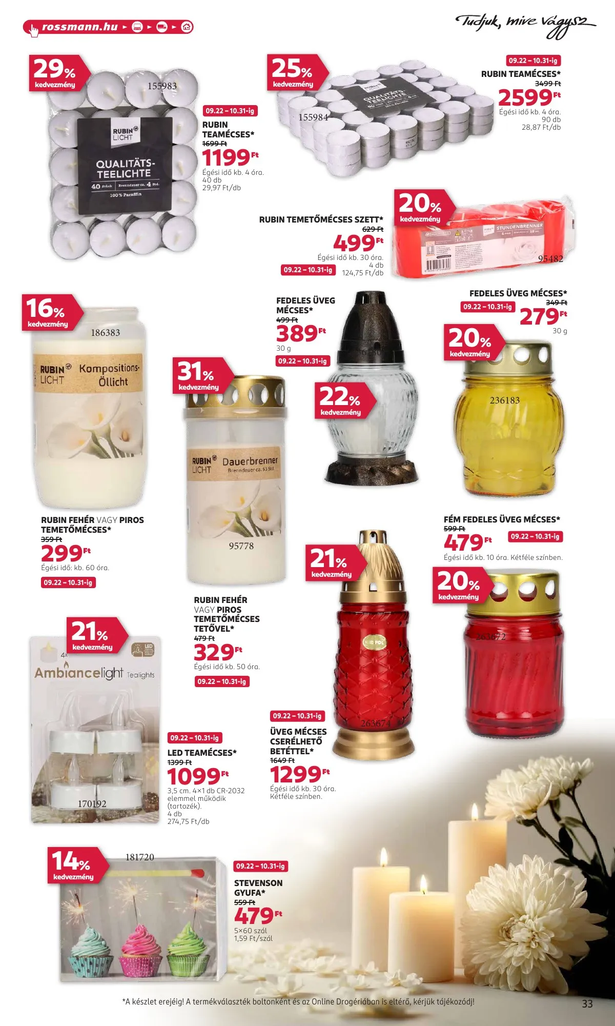 Rossmann akciós újság 10.20–10.31 – 35. oldal