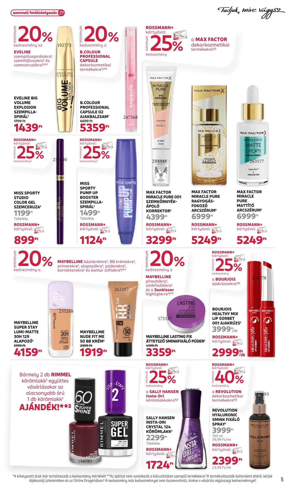 Rossmann akciós újság 10.20–10.31 – 5. oldal