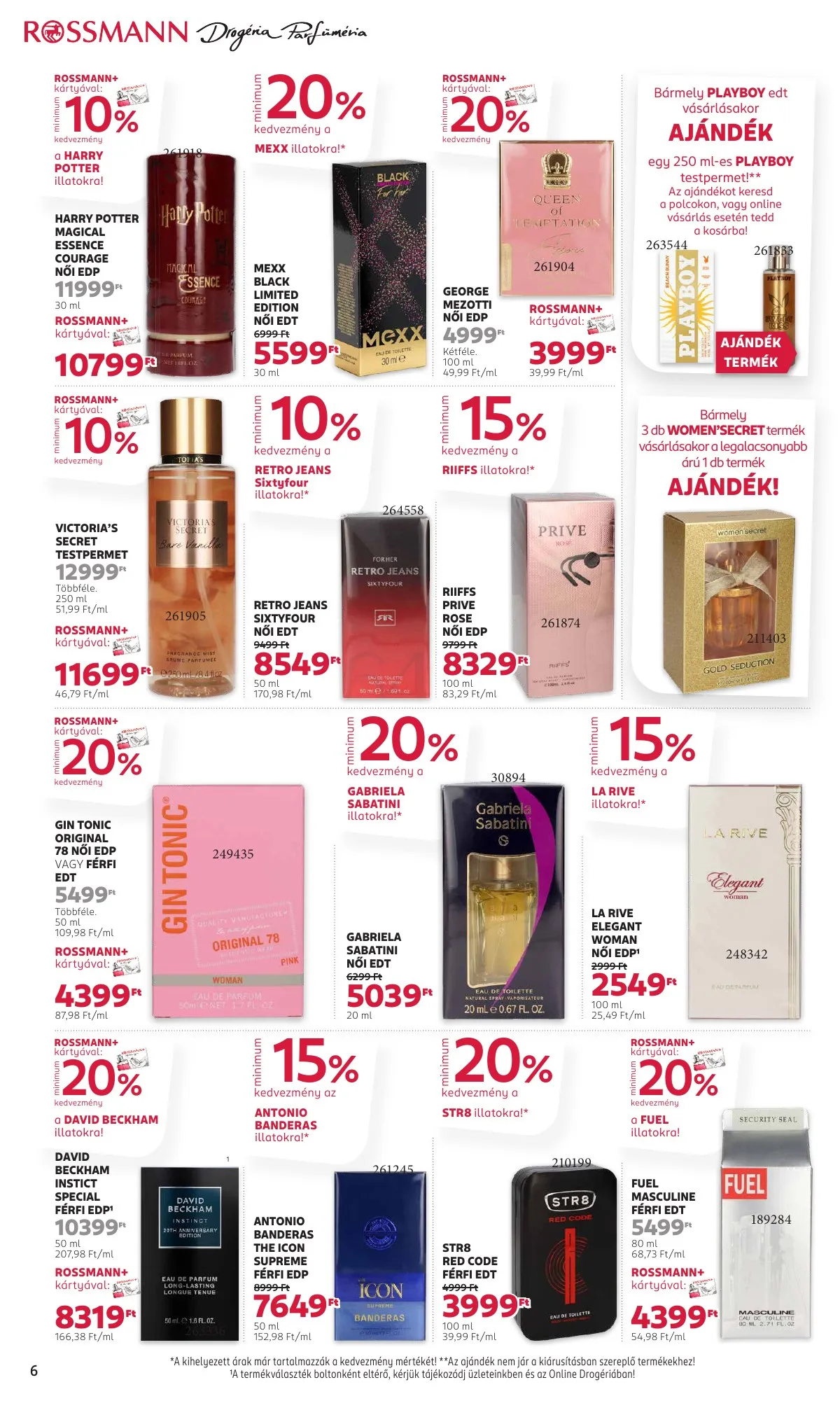 Rossmann akciós újság 10.20–10.31 – 6. oldal