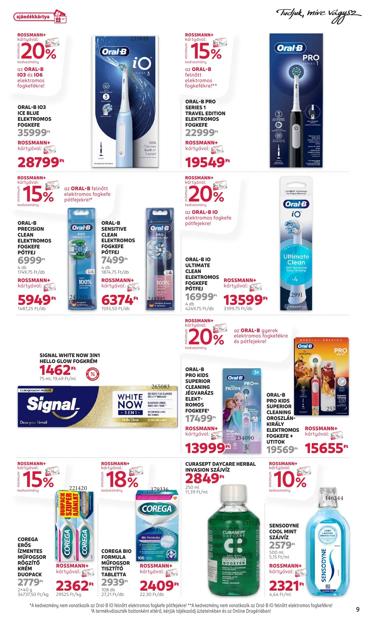 Rossmann akciós újság 10.20–10.31 – 9. oldal
