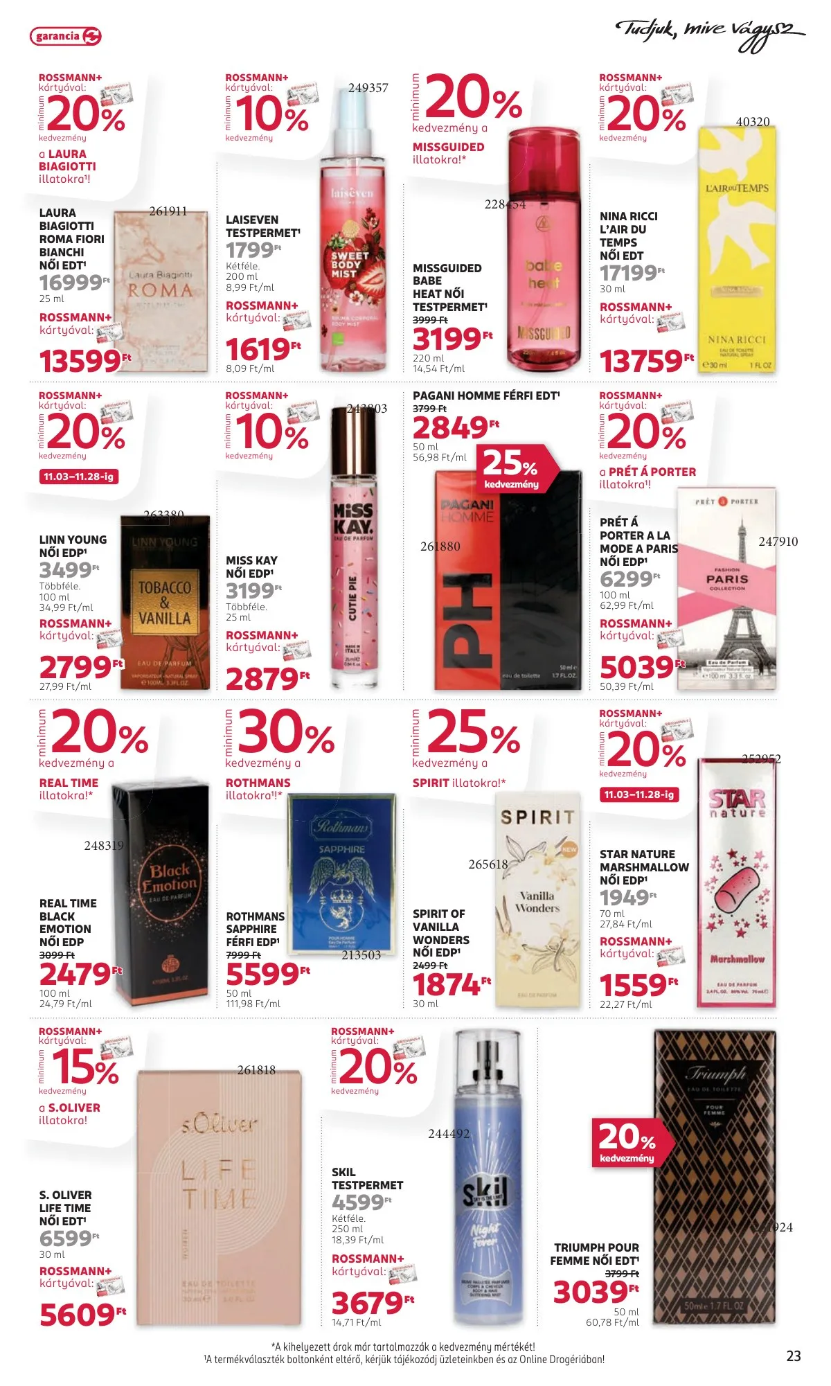 Rossmann akciós újság 11.03–11.14 – 25. oldal