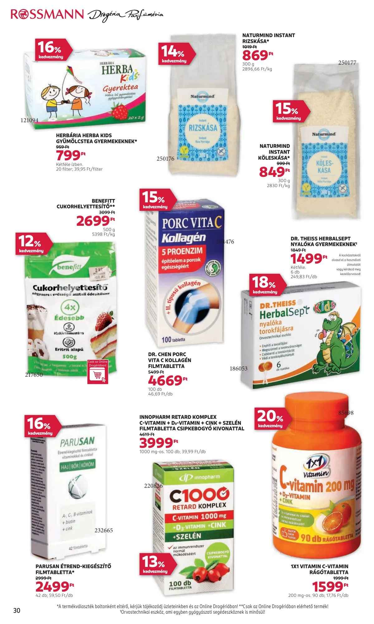 Rossmann akciós újság 11.03–11.14 – 32. oldal