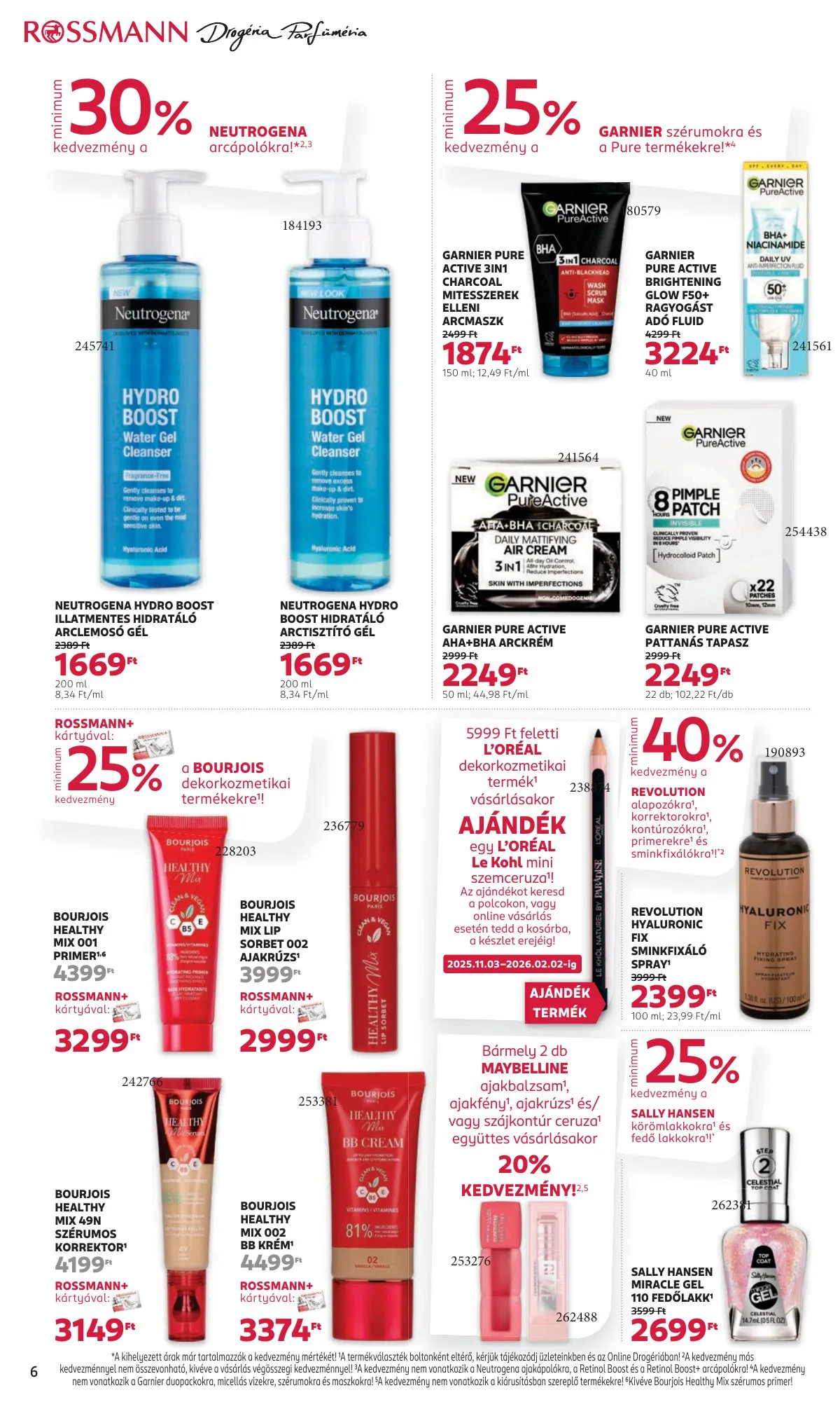 Rossmann akciós újság 11.03–11.14 – 6. oldal
