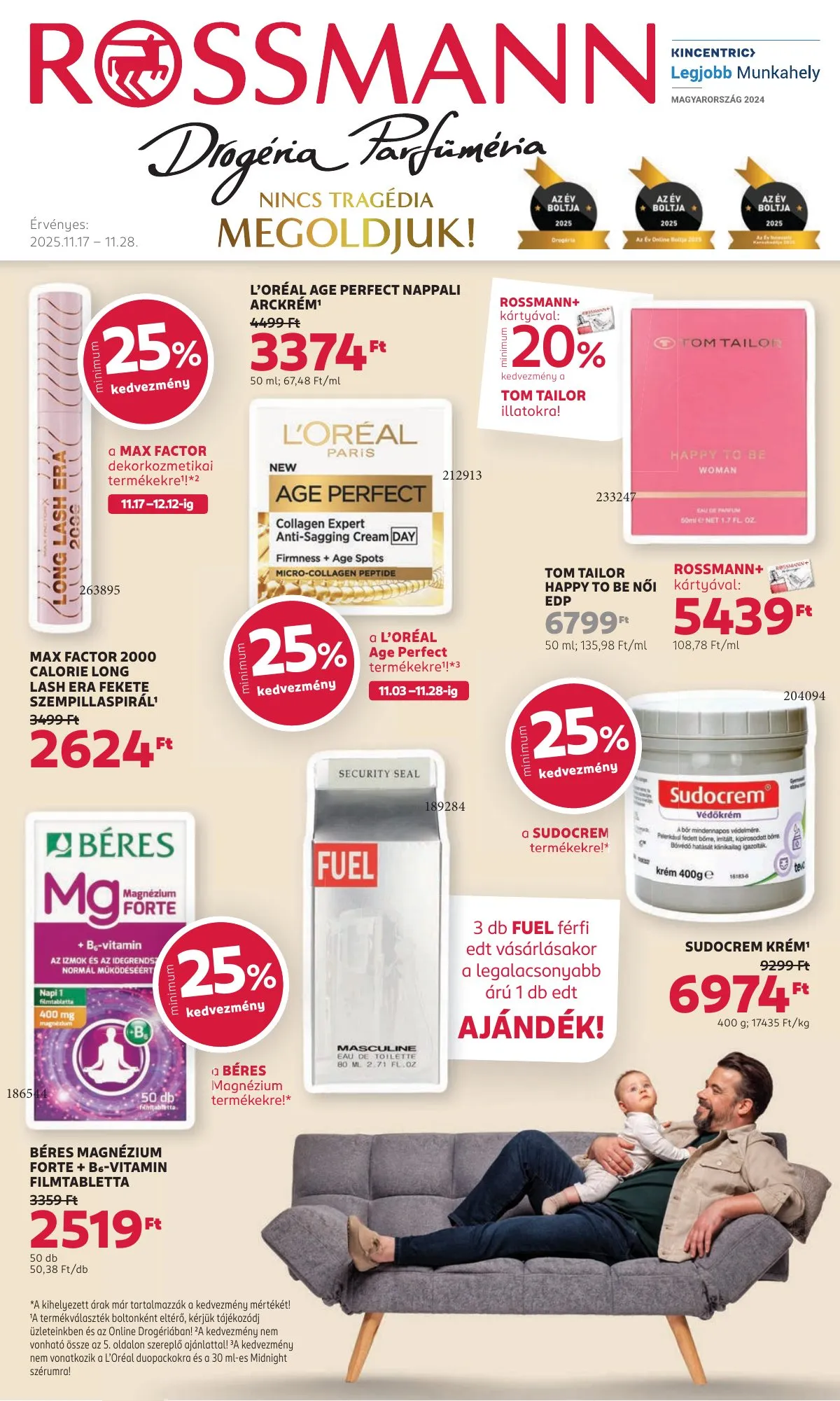 Rossmann akciós újság 11.17–11.28