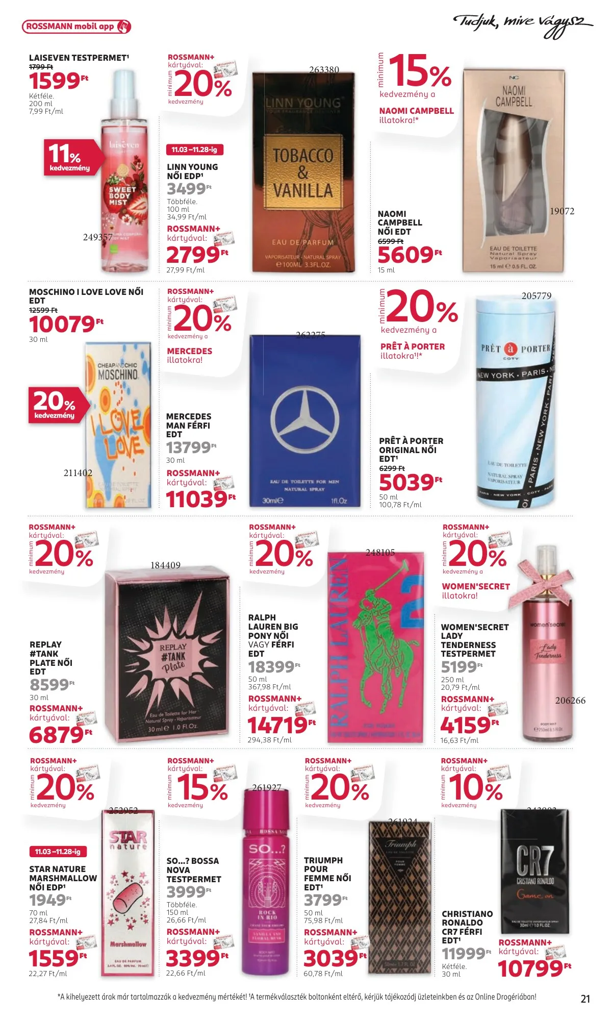 Rossmann akciós újság 11.17–11.28 – 23. oldal