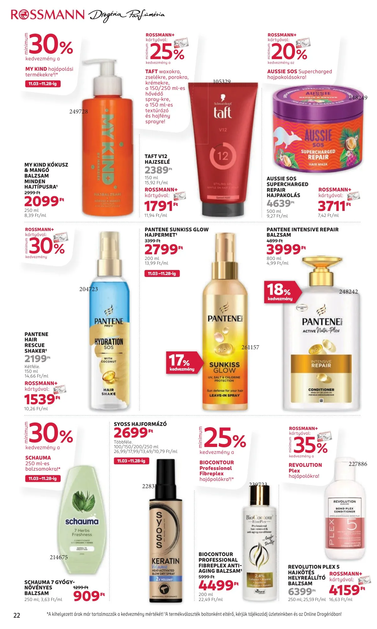 Rossmann akciós újság 11.17–11.28 – 24. oldal