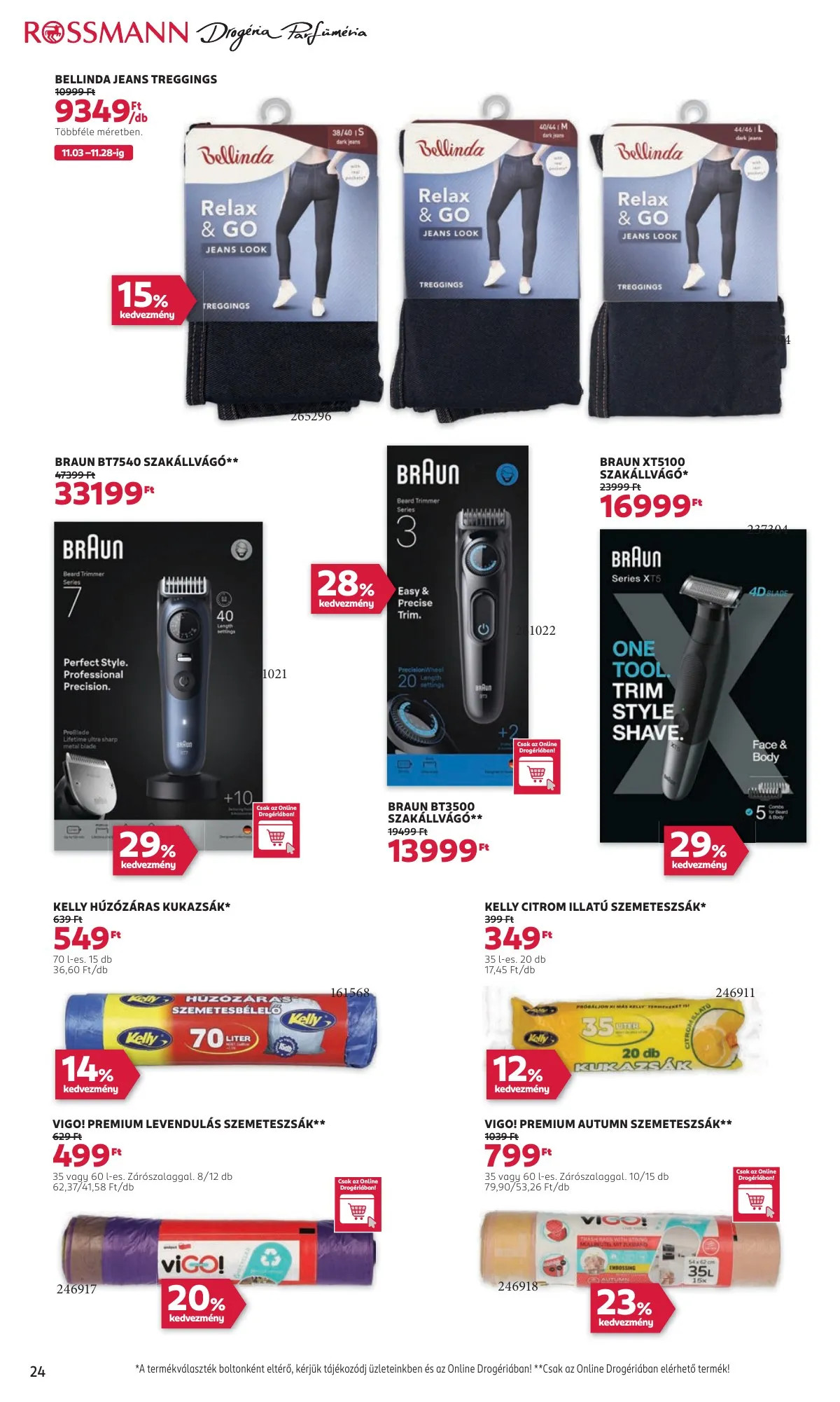 Rossmann akciós újság 11.17–11.28 – 26. oldal