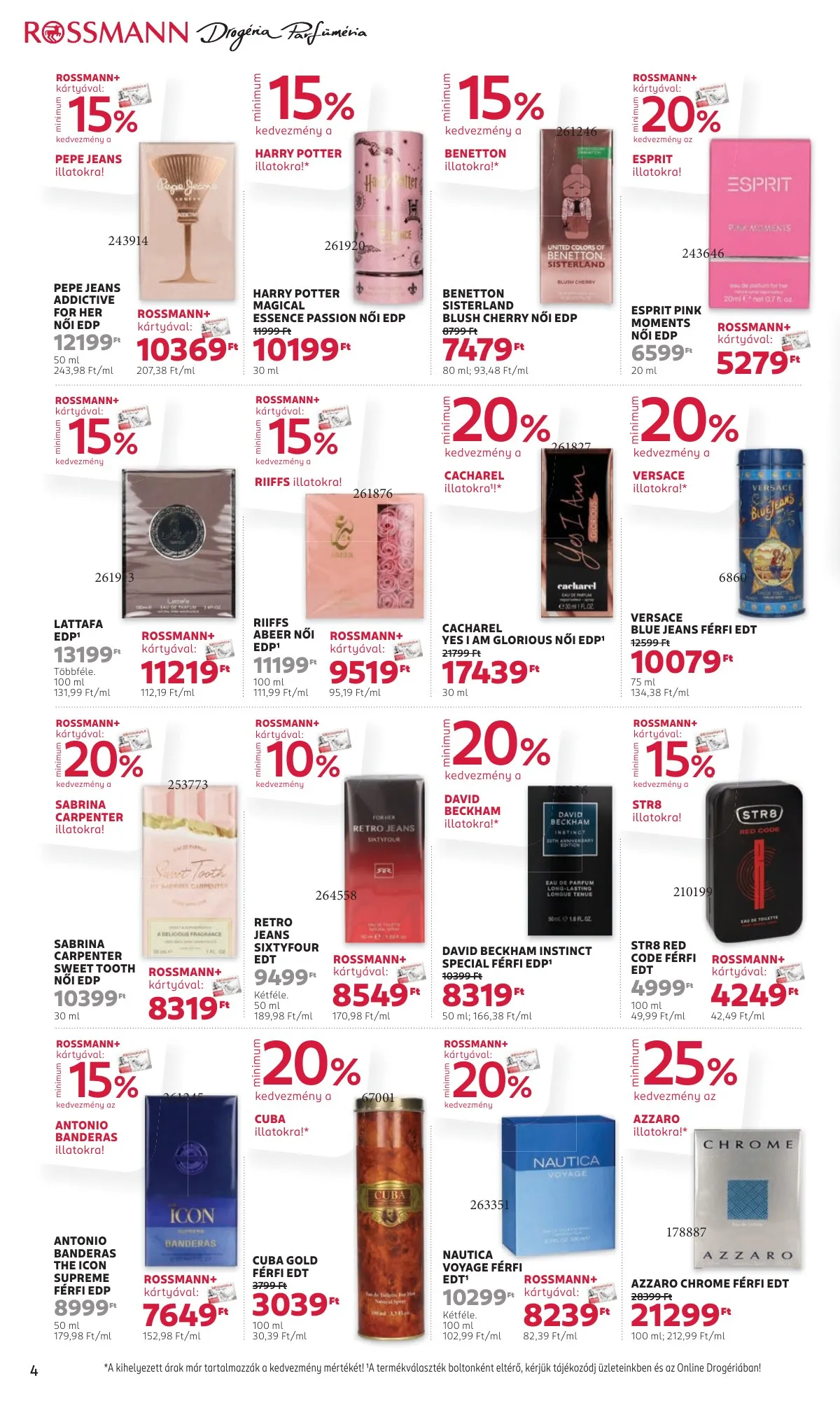 Rossmann akciós újság 11.17–11.28 – 4. oldal