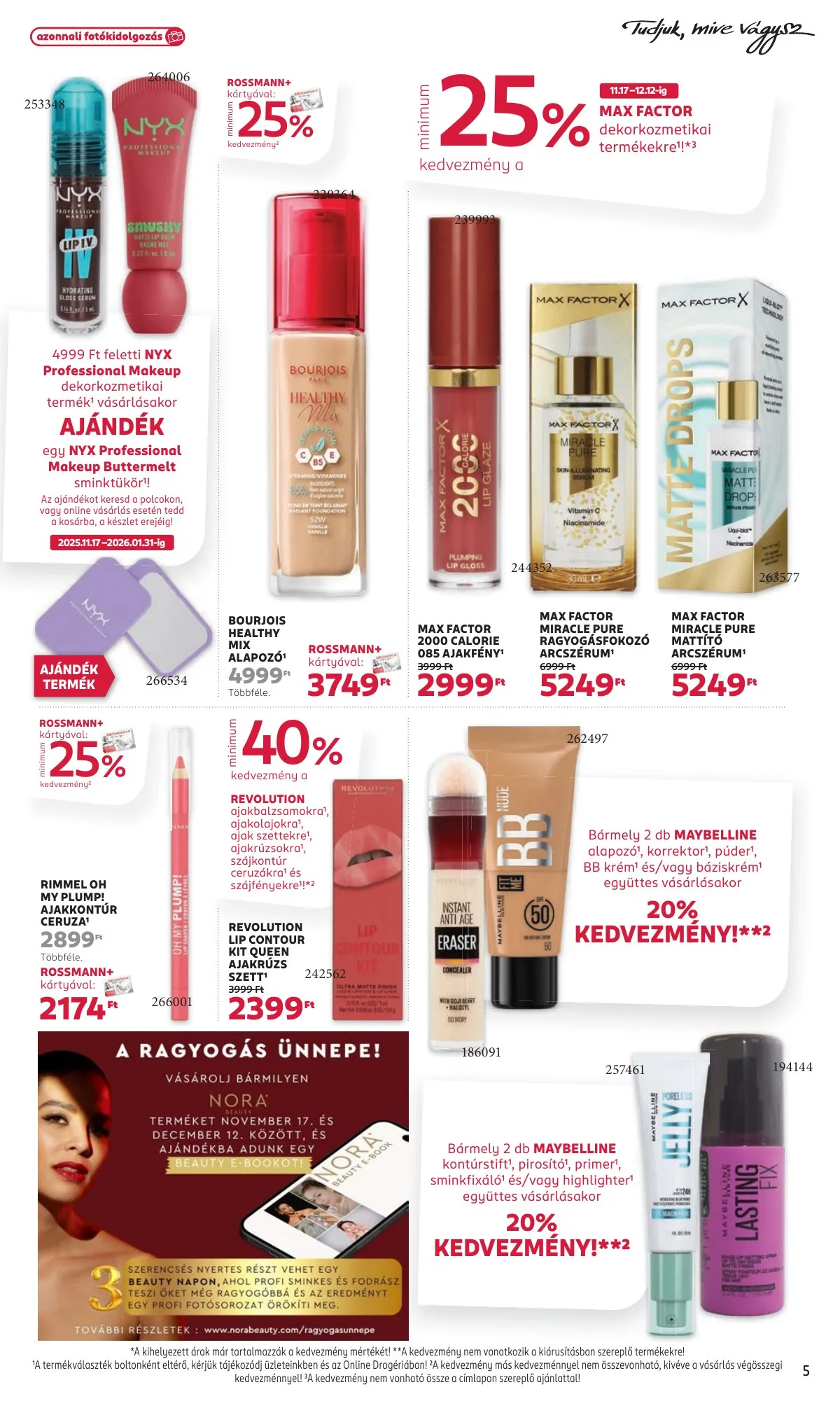 Rossmann akciós újság 11.17–11.28 – 5. oldal