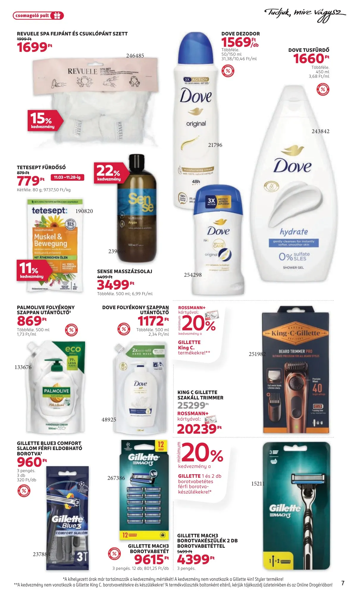 Rossmann akciós újság 11.17–11.28 – 7. oldal