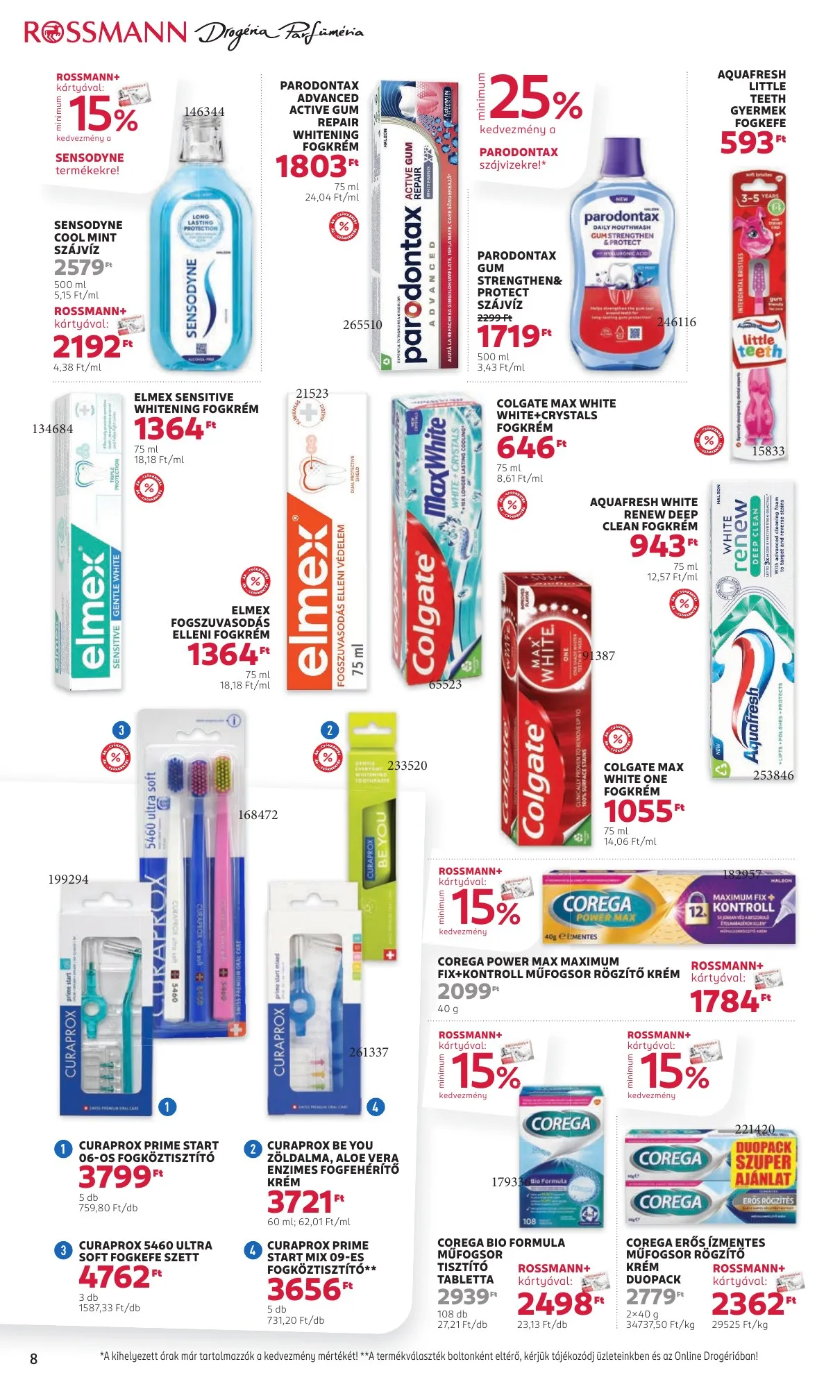 Rossmann akciós újság 11.17–11.28 – 8. oldal