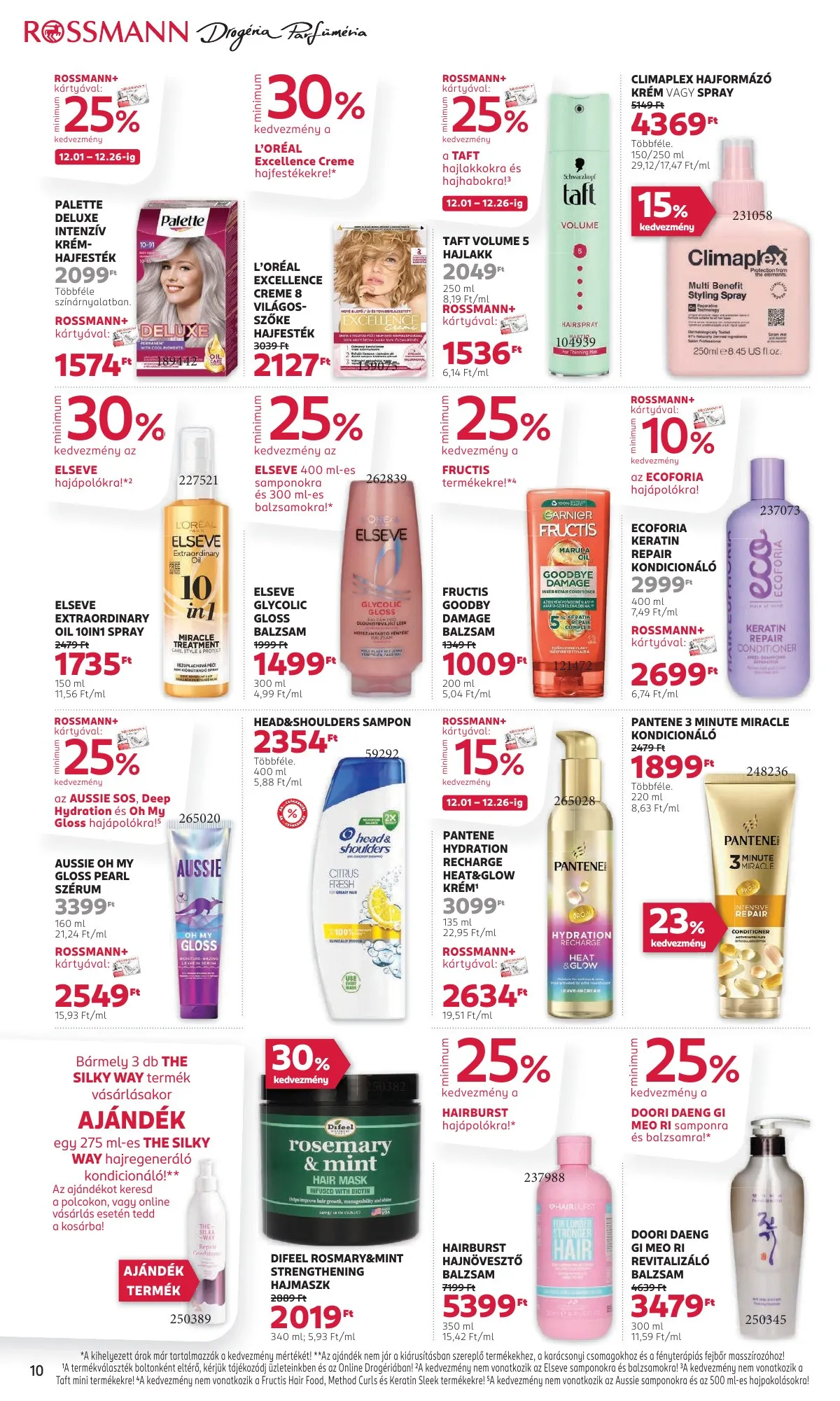 Rossmann akciós újság 12.01–12.12 – 12. oldal