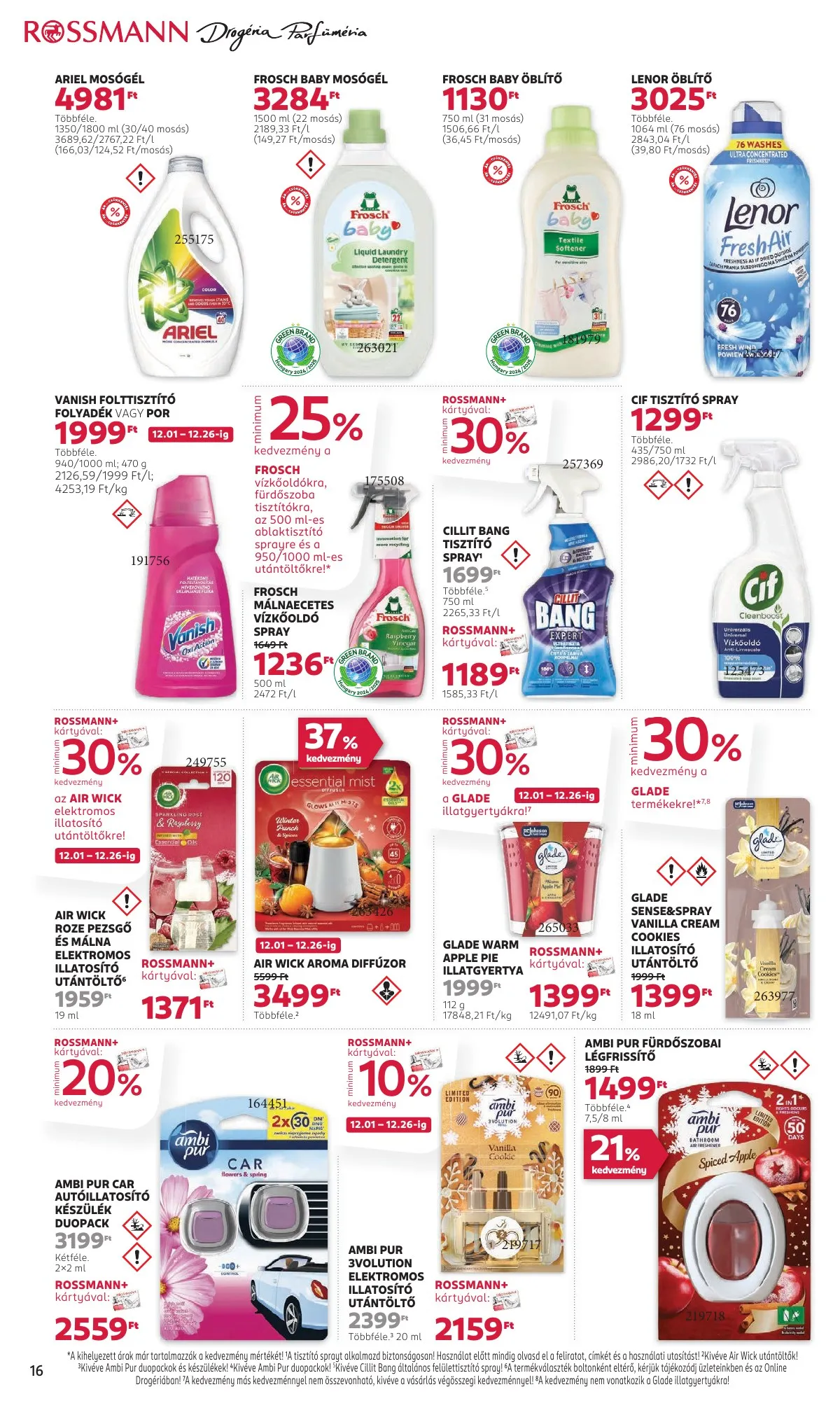 Rossmann akciós újság 12.01–12.12 – 18. oldal