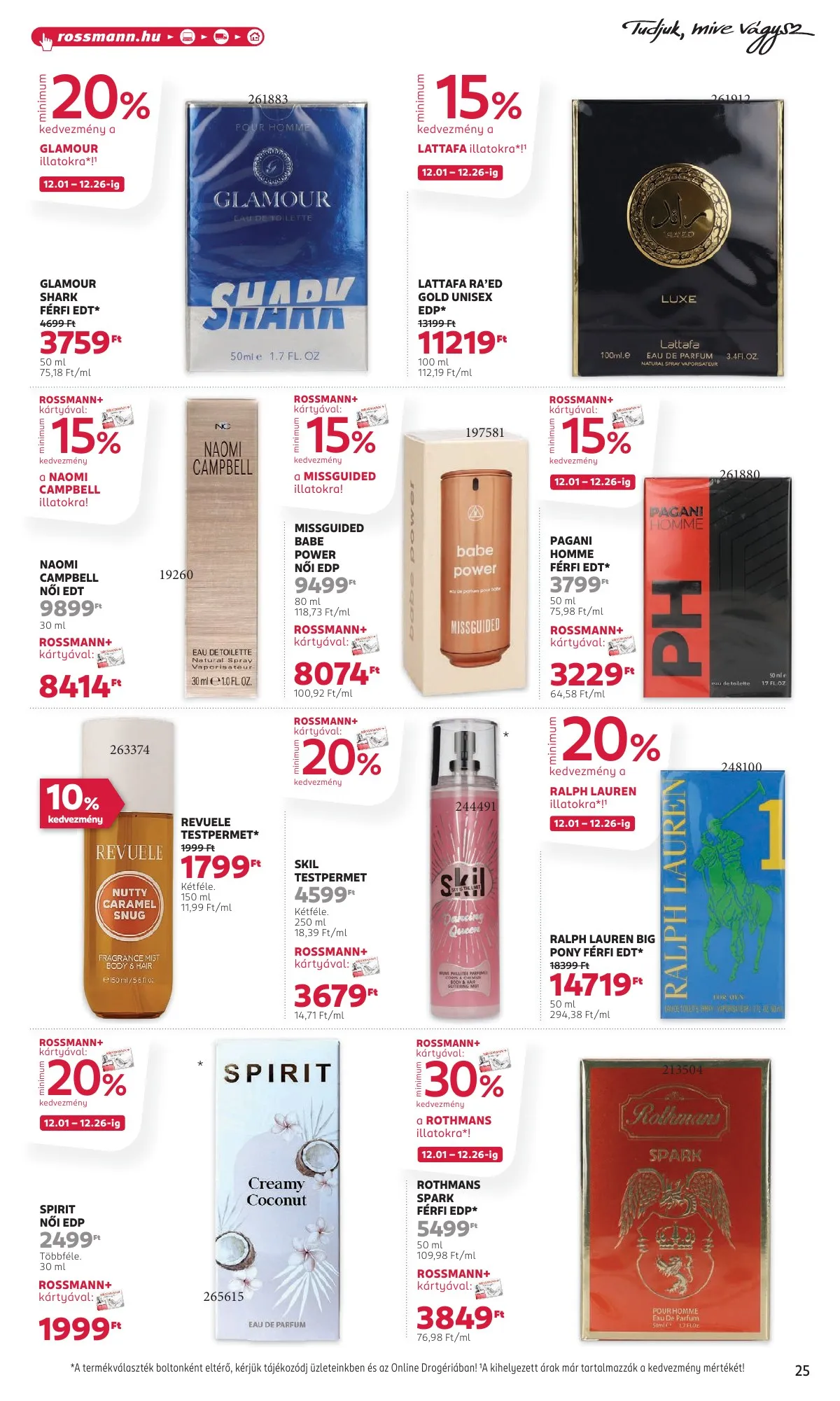 Rossmann akciós újság 12.01–12.12 – 27. oldal