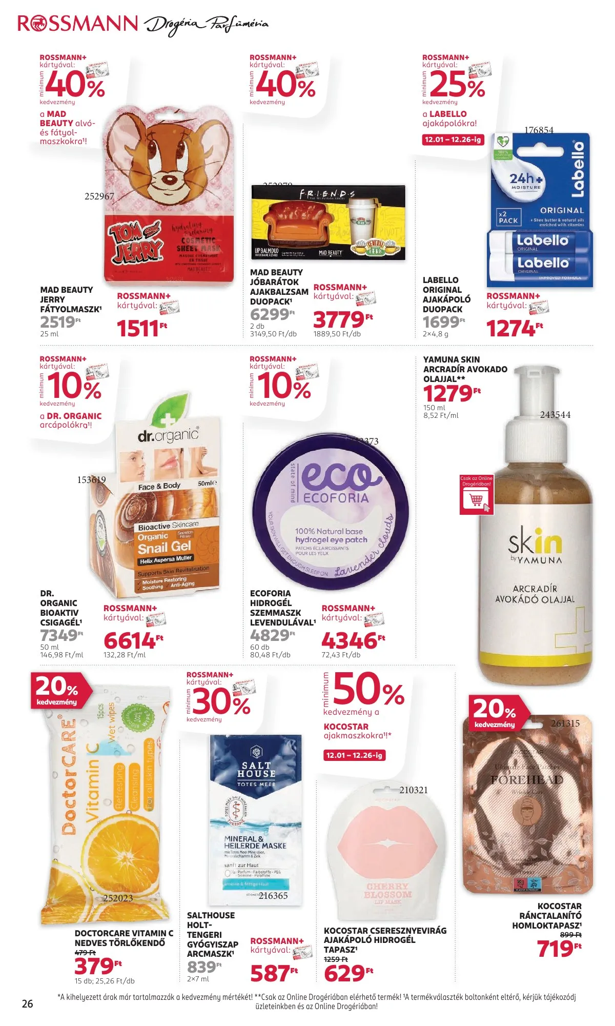 Rossmann akciós újság 12.01–12.12 – 28. oldal