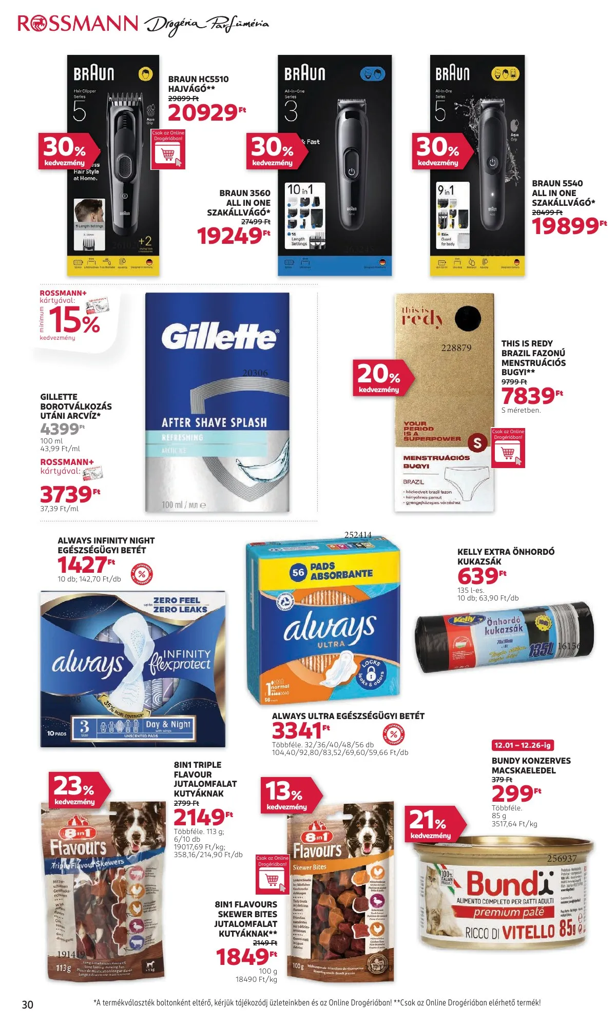 Rossmann akciós újság 12.01–12.12 – 34. oldal