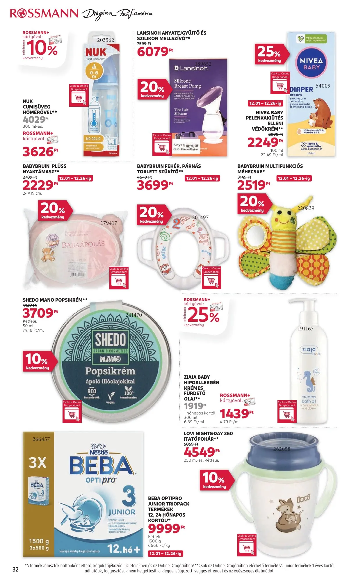 Rossmann akciós újság 12.01–12.12 – 36. oldal
