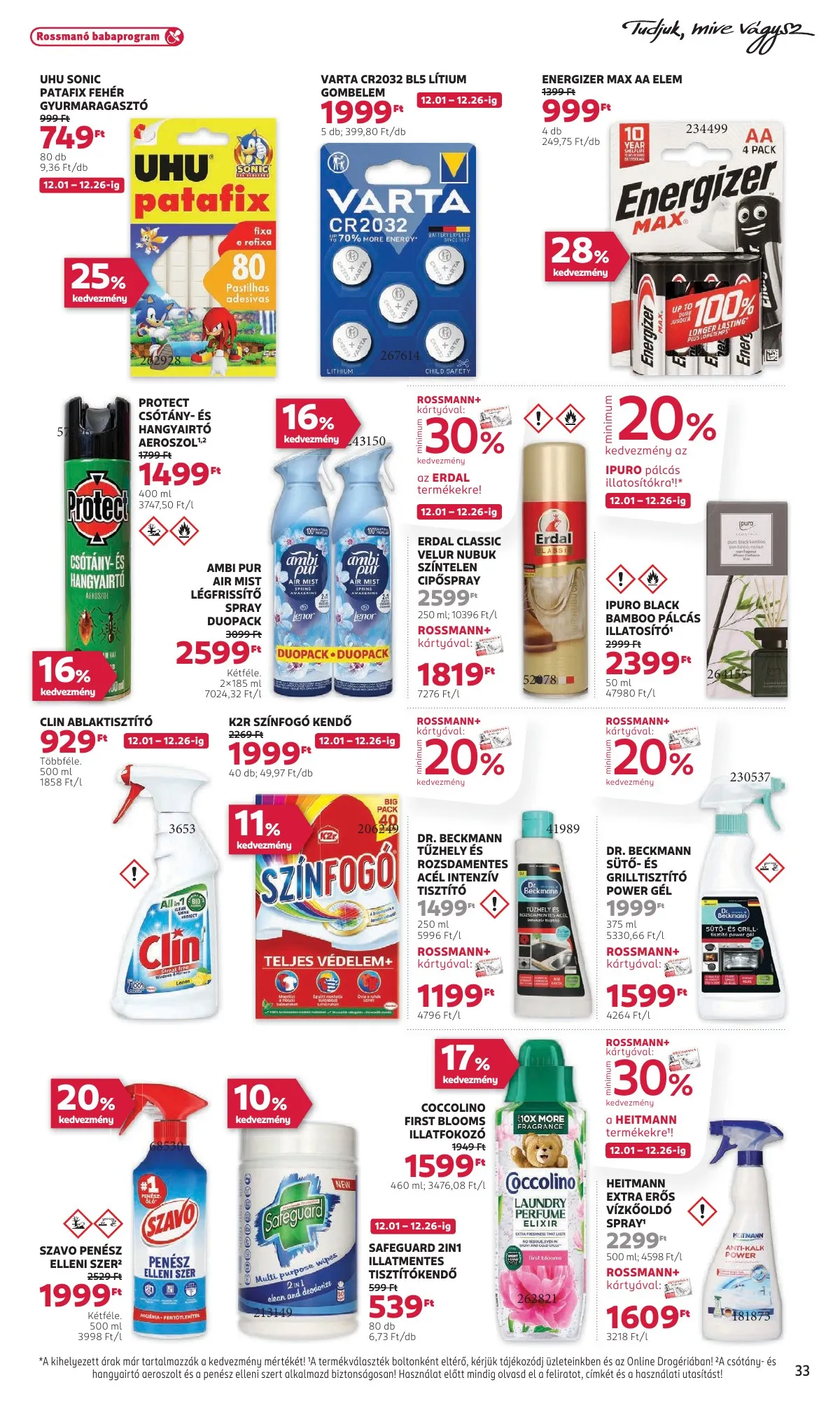Rossmann akciós újság 12.01–12.12 – 37. oldal