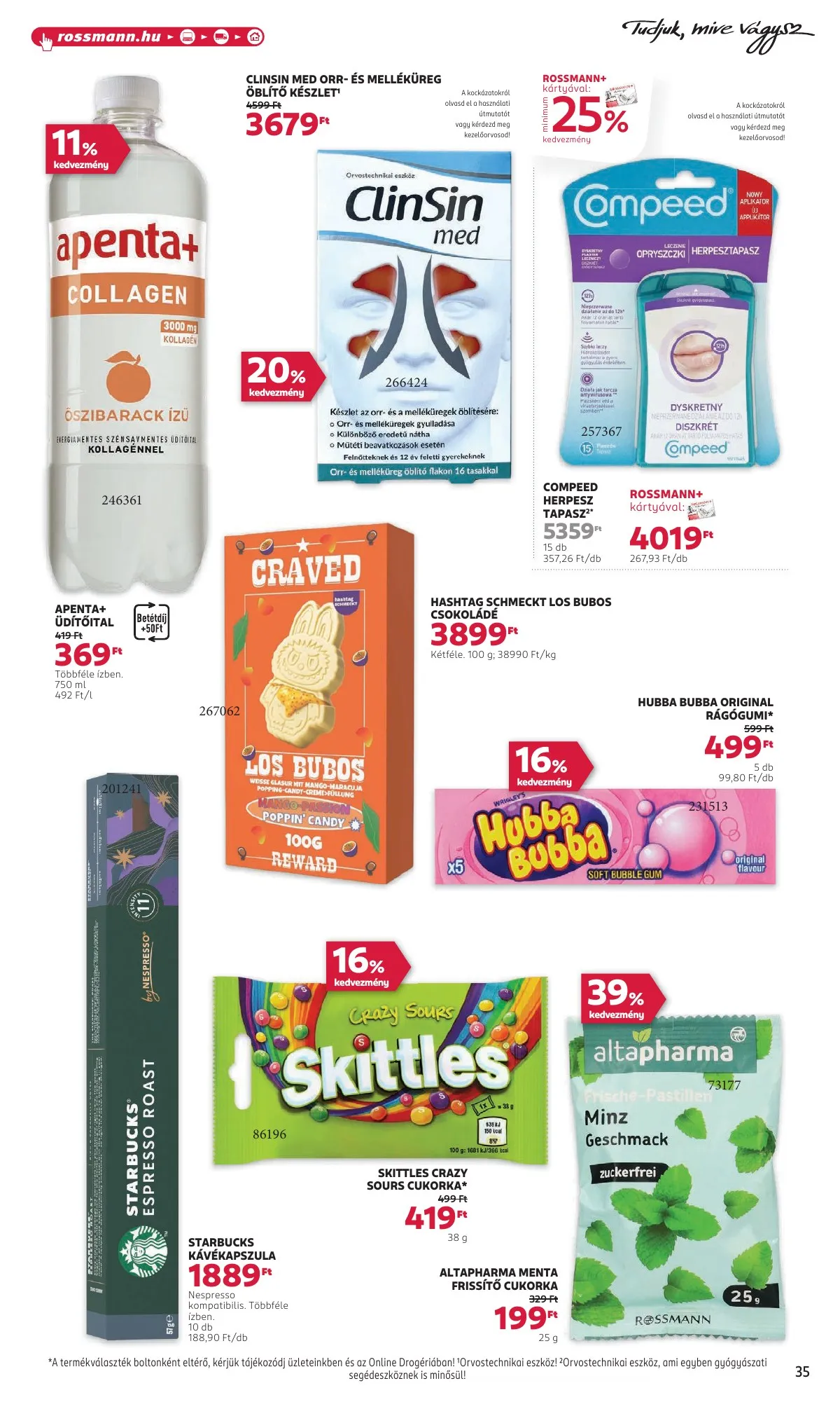 Rossmann akciós újság 12.01–12.12 – 39. oldal