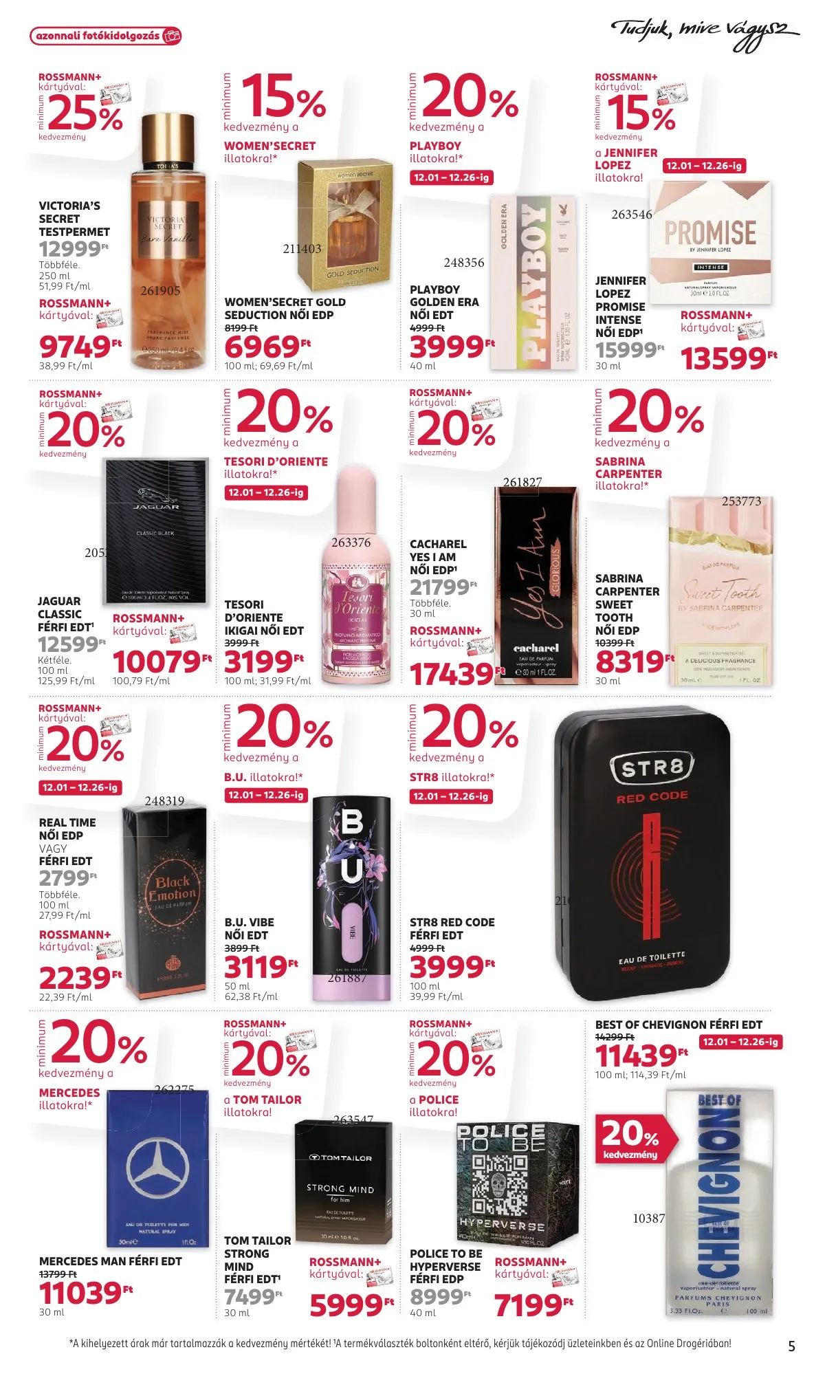 Rossmann akciós újság 12.01–12.12 – 5. oldal