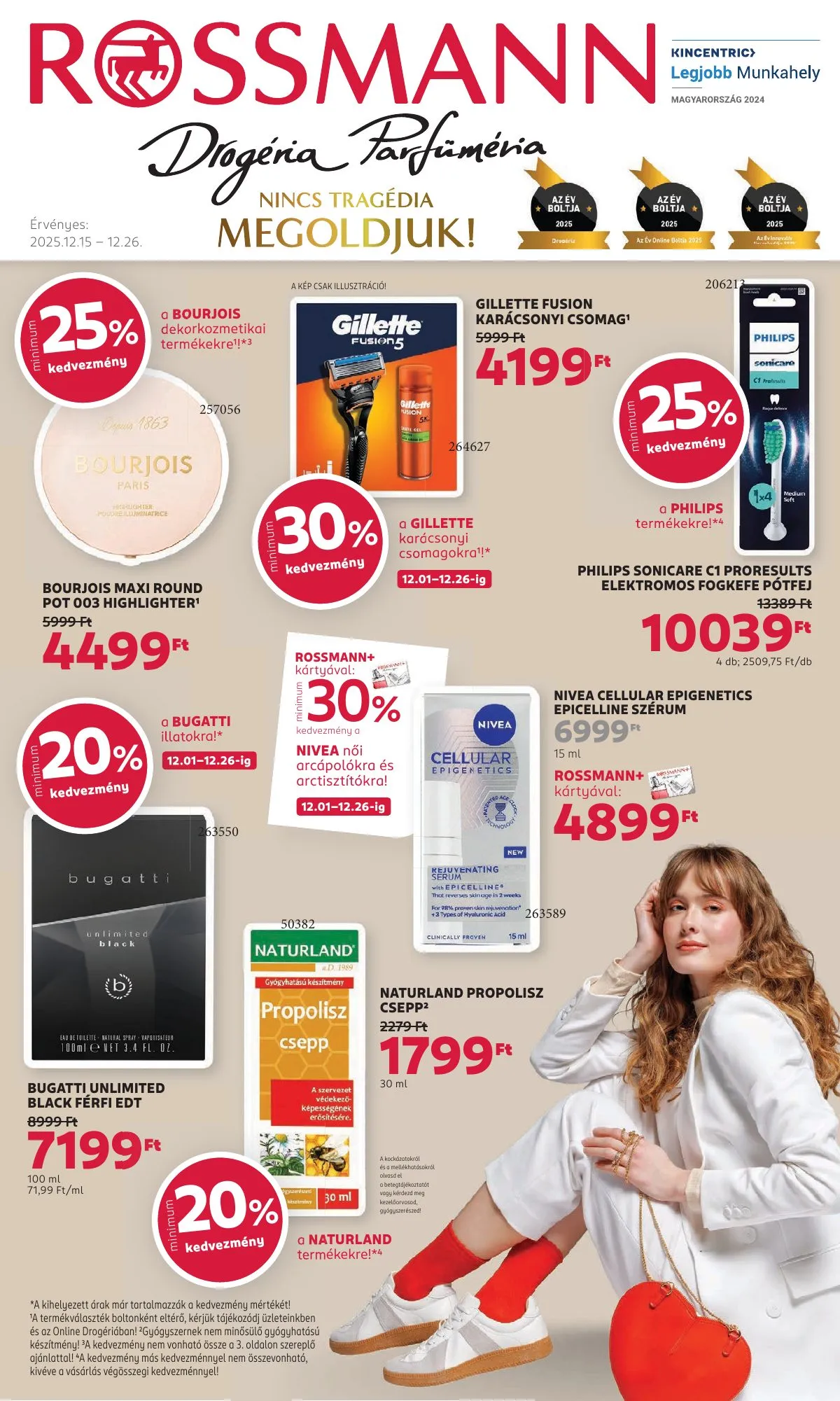 Rossmann akciós újság 12.15–12.26