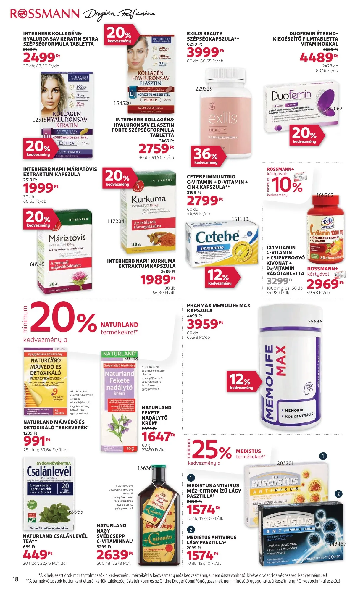 Rossmann akciós újság 12.15–12.26 – 20. oldal